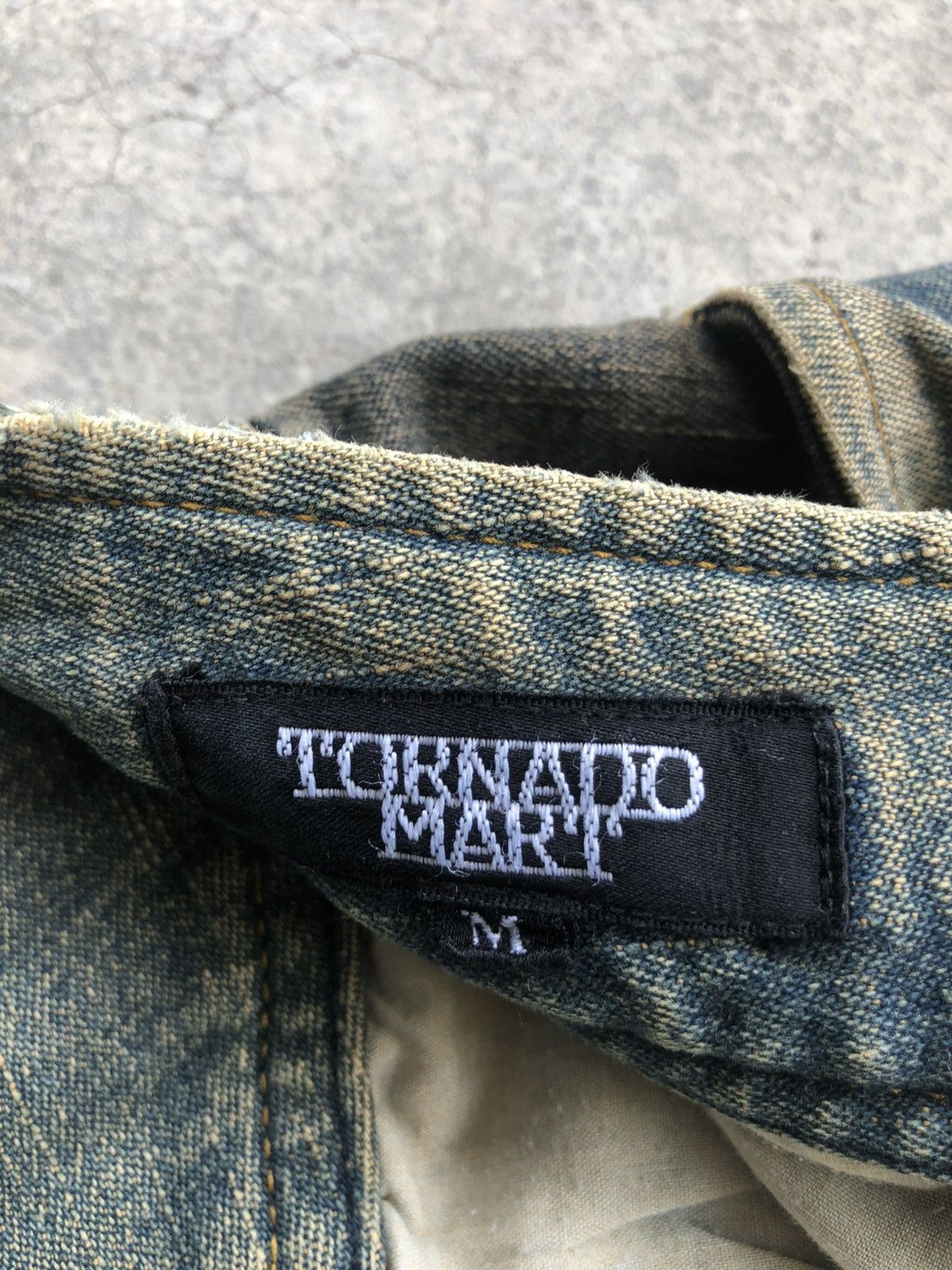 Tornado Mart Japanese Tornado Mart Flared Jeans Patchwork Distressed Size US 29 - 20 Thumbnail