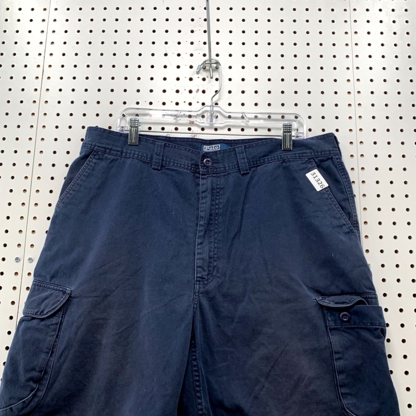 Polo Ralph Lauren Polo Ralph Lauren Cargo Shorts Mens Navy Blue 36x10 Casual Cargo Utility Shorts Mens Size US M / EU 48-50 / 2 - 2 Thumbnail