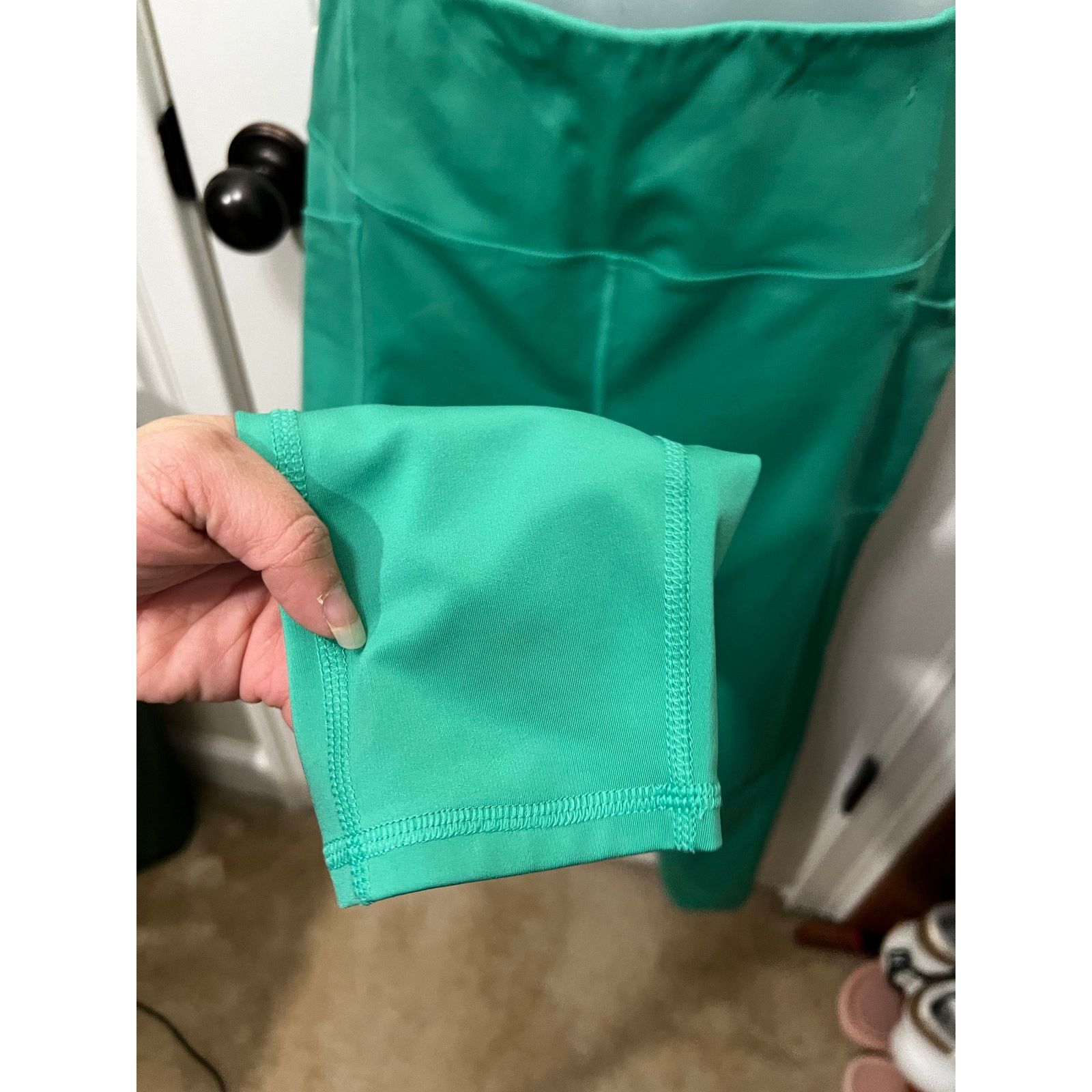 Avia Core Performance High Rise Leggings Green Pockets Large Size 34" / US 12 / IT 48 - 9 Thumbnail