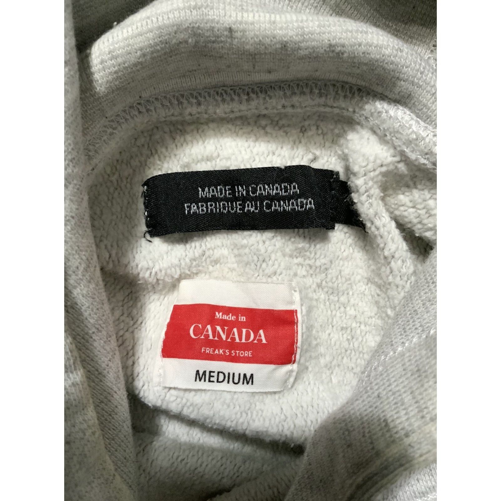 Vintage VINTAGE Freak’s Store Canada Heather Grey Fleece Pullover Hoodie M Men Regular Medium Gray Knit Blank Size US M / EU 48-50 / 2 - 5 Thumbnail