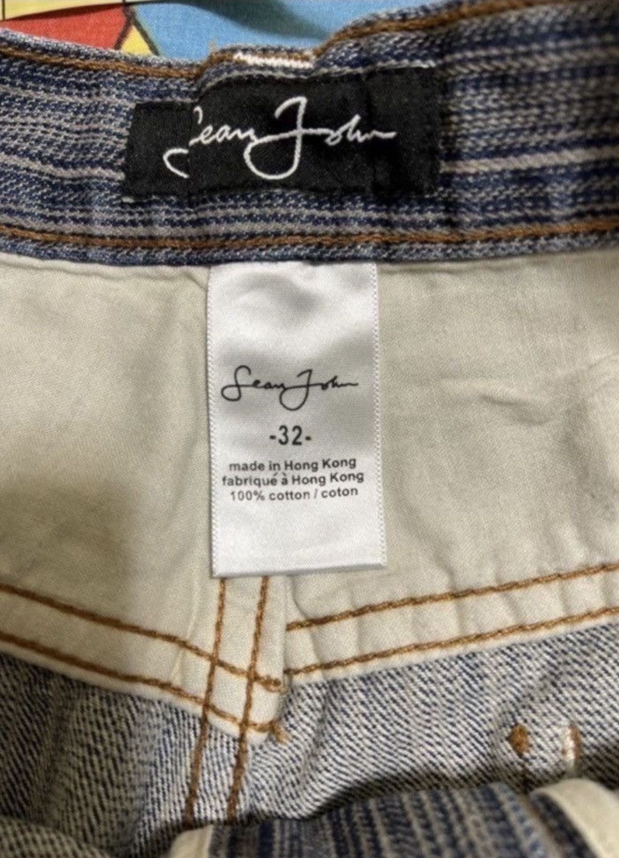 Sean John ***FINAL DROP***RARE 00s SEAN JOHN HICKORY STRIPE DENIM 32 Size US 32 / EU 48 - 13 Thumbnail