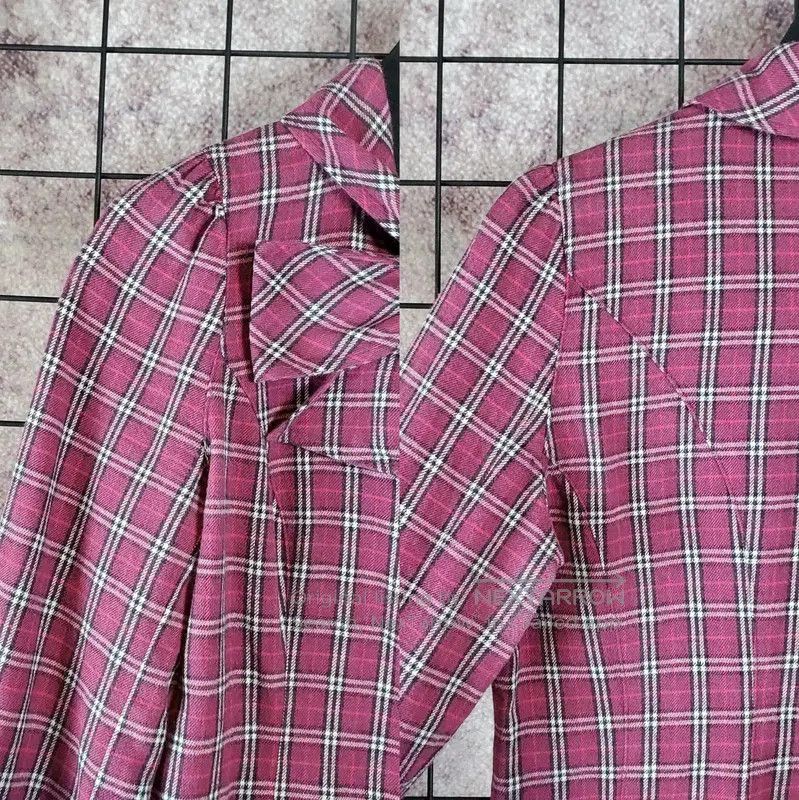 Burberry Burberry Violet Cotton Ruffled Sleeve Blouse. Size S / US 4 / IT 40 - 4 Thumbnail
