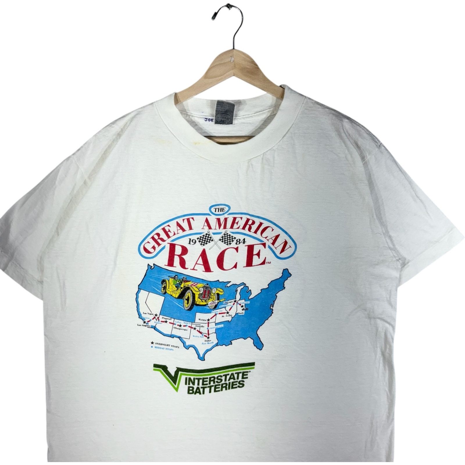 Vintage Vintage The Great American Race Car Tee 1984 XL Size US XL / EU 56 / 4 - 2 Thumbnail
