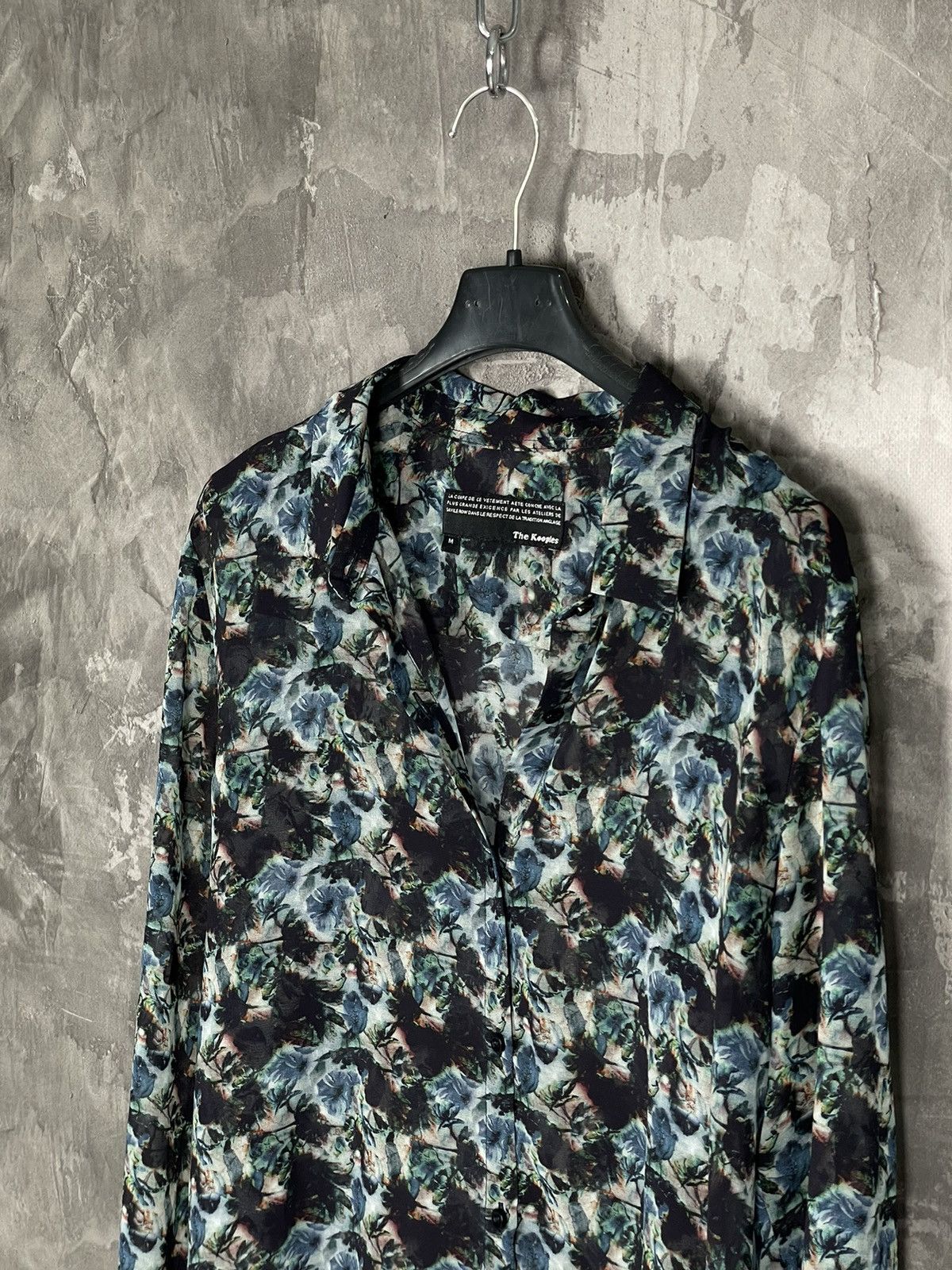 The Kooples The Kooples Flower Print Viscose Shirt Button Ups Size US M / EU 48-50 / 2 - 7 Thumbnail