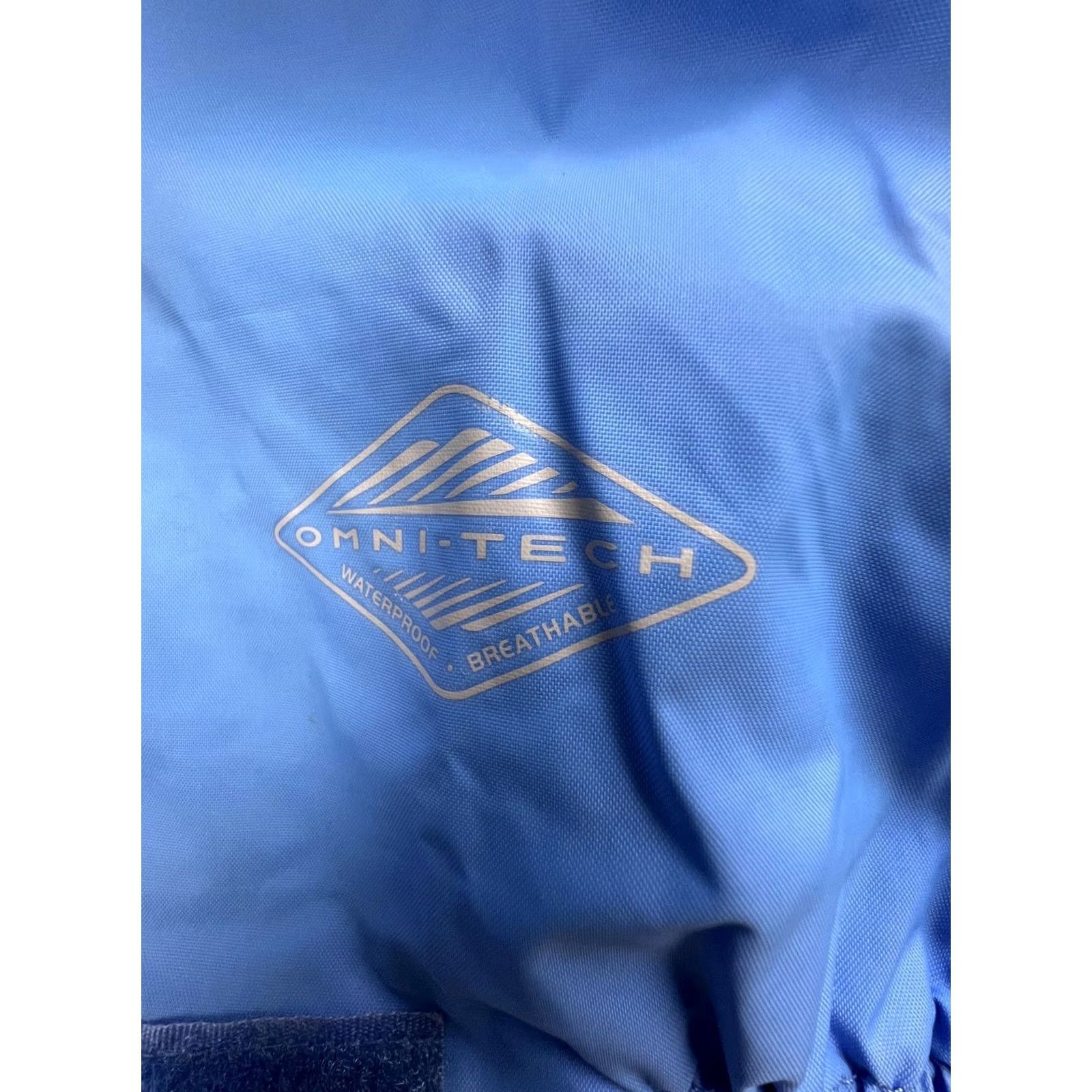 Vintage Columbia Jacket Womens Medium Blue Omni-Tech Hooded Rain Coat Waterproof Outdoor Size M / US 6-8 / IT 42-44 - 5 Thumbnail