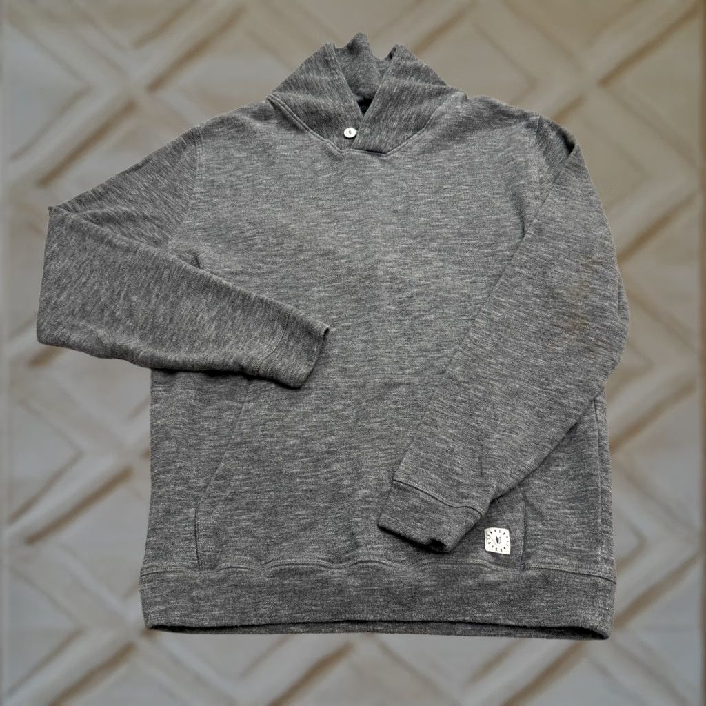 Vintage Linksoul Tempus Fugit Pullover Sweatshirt Mens M Gray Heathered Casual Knit, Regular Fit, All Seasons, Cotton Blend, Logo, Vintage: No Size M / US 6-8 / IT 42-44 - 1 Thumbnail