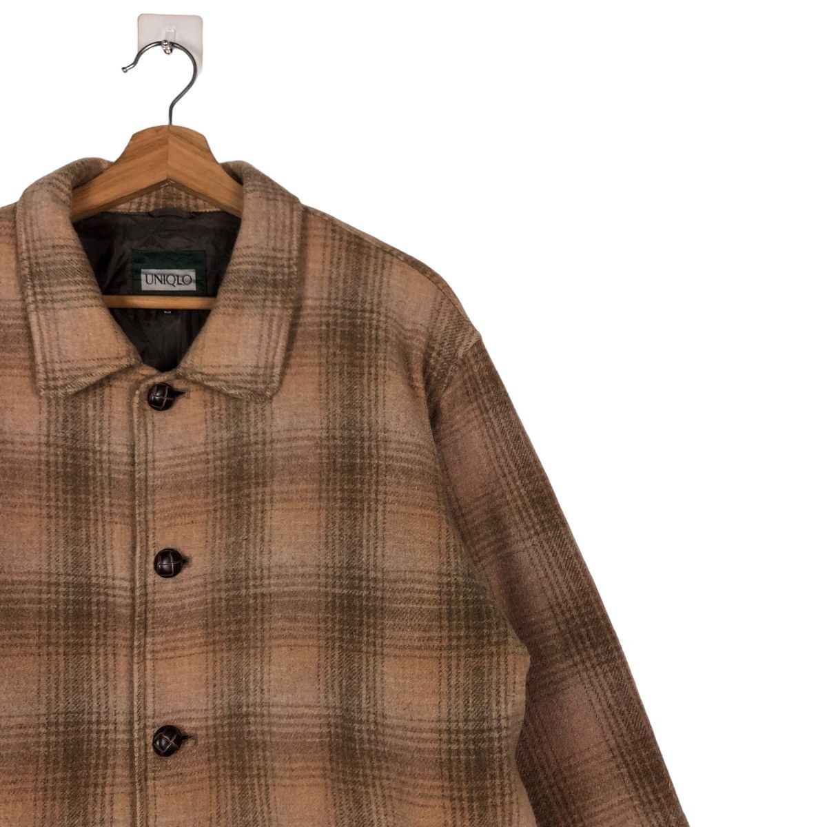 Japanese Brand Vintage Work Chore Jacket Uniqlo Issey Miyake Tartan Design Size US M / EU 48-50 / 2 - 6 Thumbnail