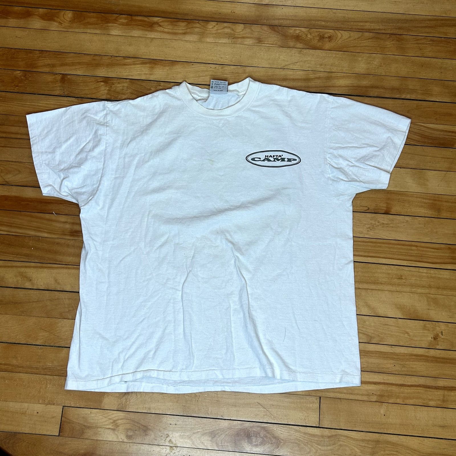 Vintage Vintage 90s Hafta Camp T-Shirt XL Size US XL / EU 56 / 4 - 6 Thumbnail