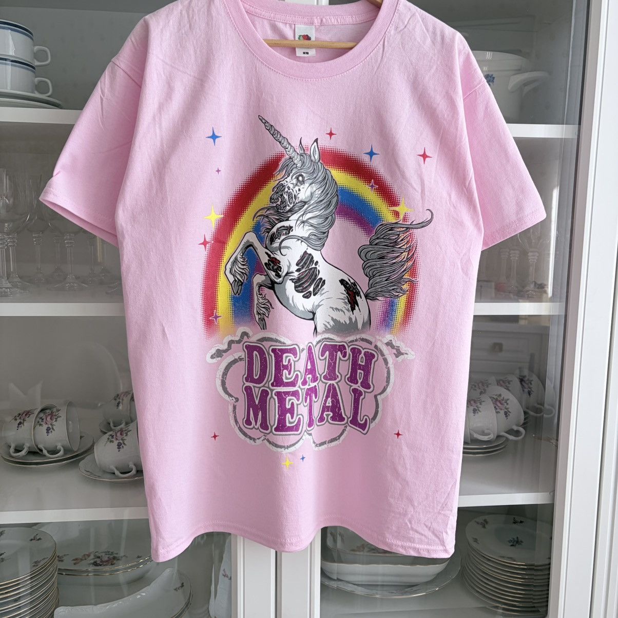 Band Tees T-shirt Unicorn - Death metal Size US L / EU 52-54 / 3 - 3 Thumbnail