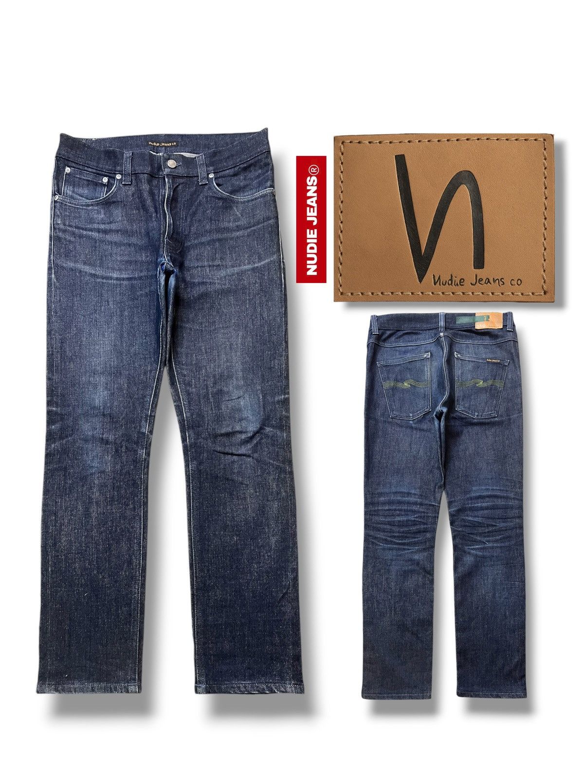 Nudie Jeans Nudie Jeans Dry Green Capsule - Skinny Denim Size US 33 - 1 Thumbnail