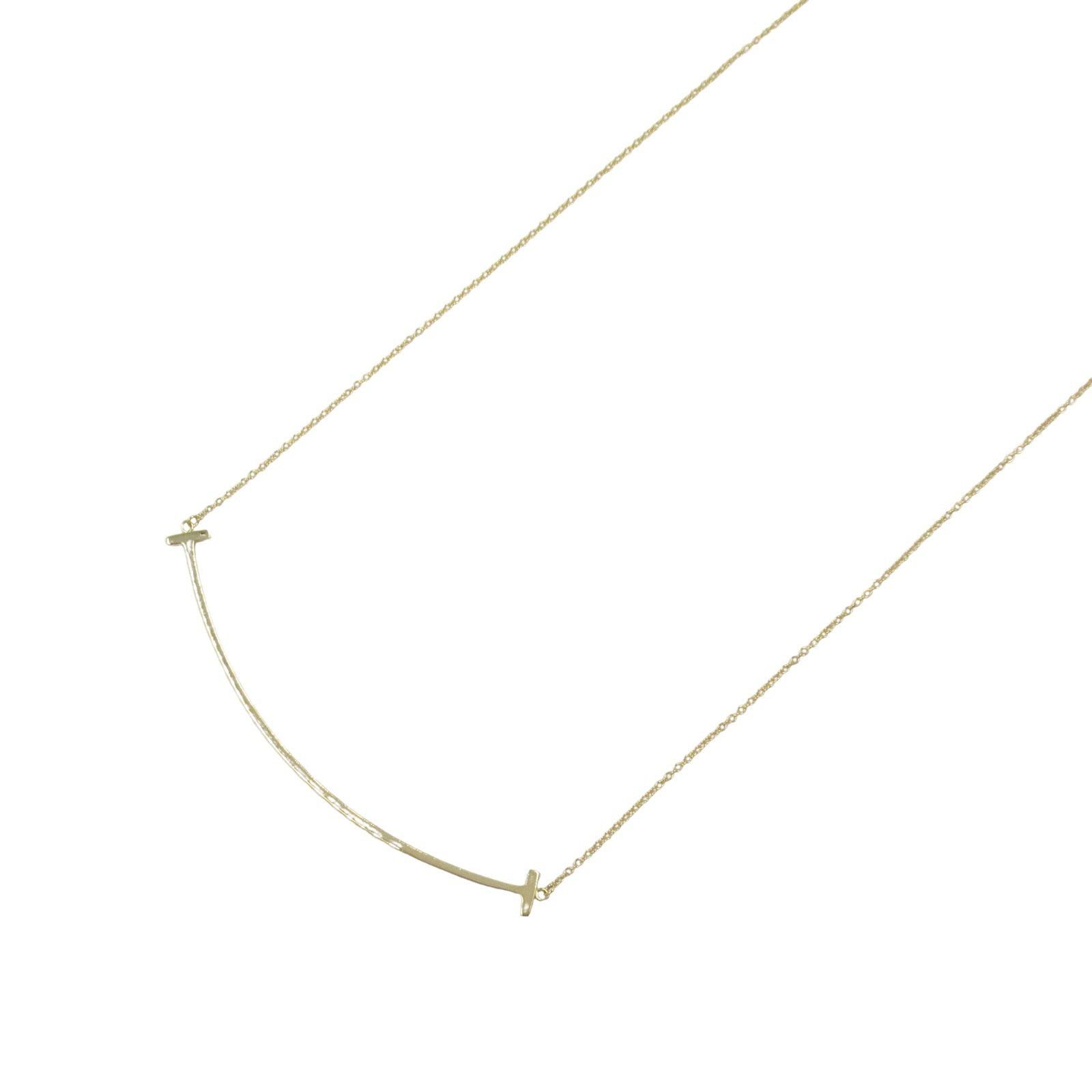 Tiffany & Co. Tiffany Co T-Smile Large Necklace K18 (Yellow Gold) Gold Size ONE SIZE - 1 Thumbnail