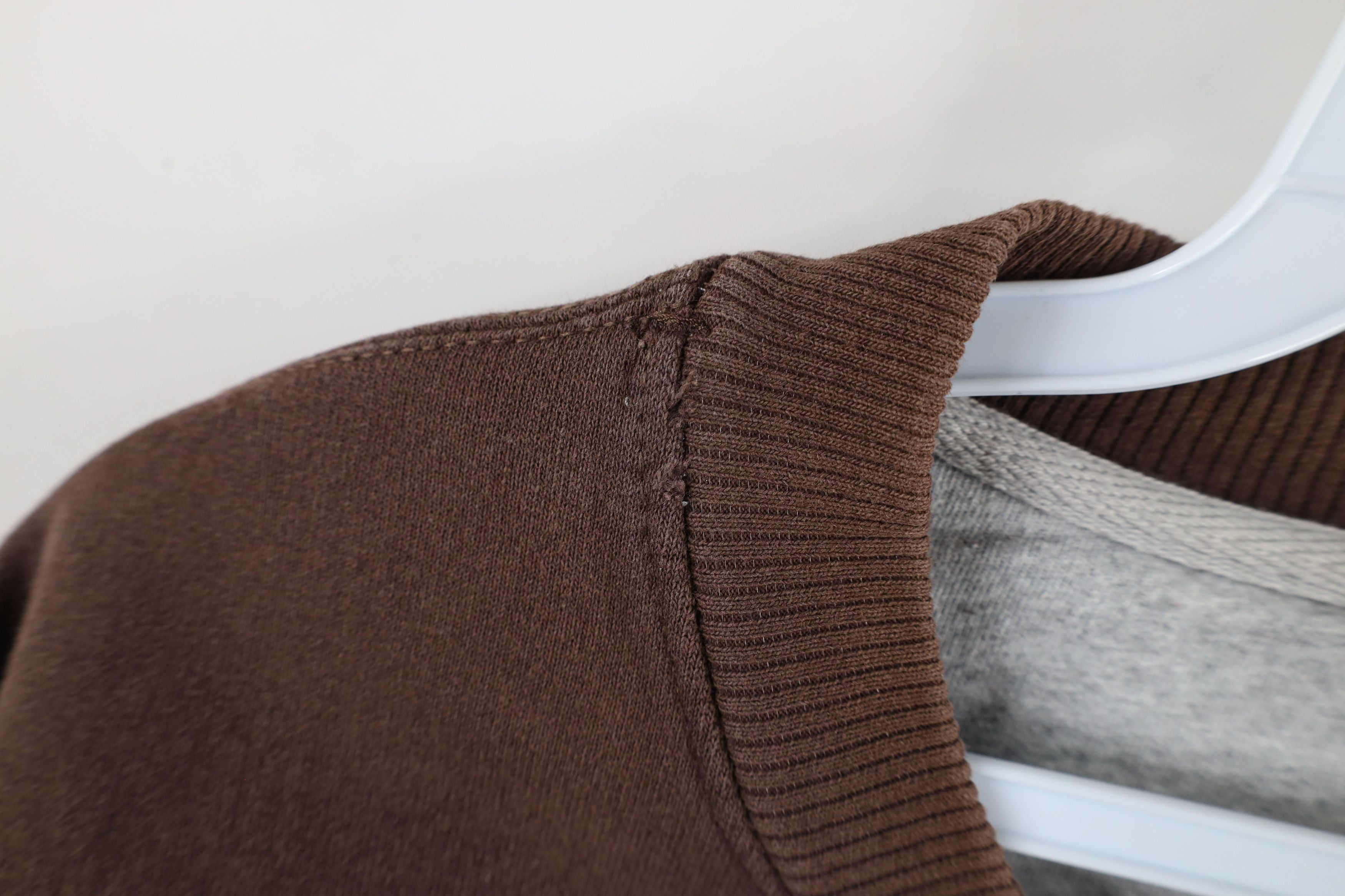 Champion × Vintage Vintage 90s Champion Crewneck Sweatshirt Chocolate Brown Size US XL / EU 56 / 4 - 7 Thumbnail