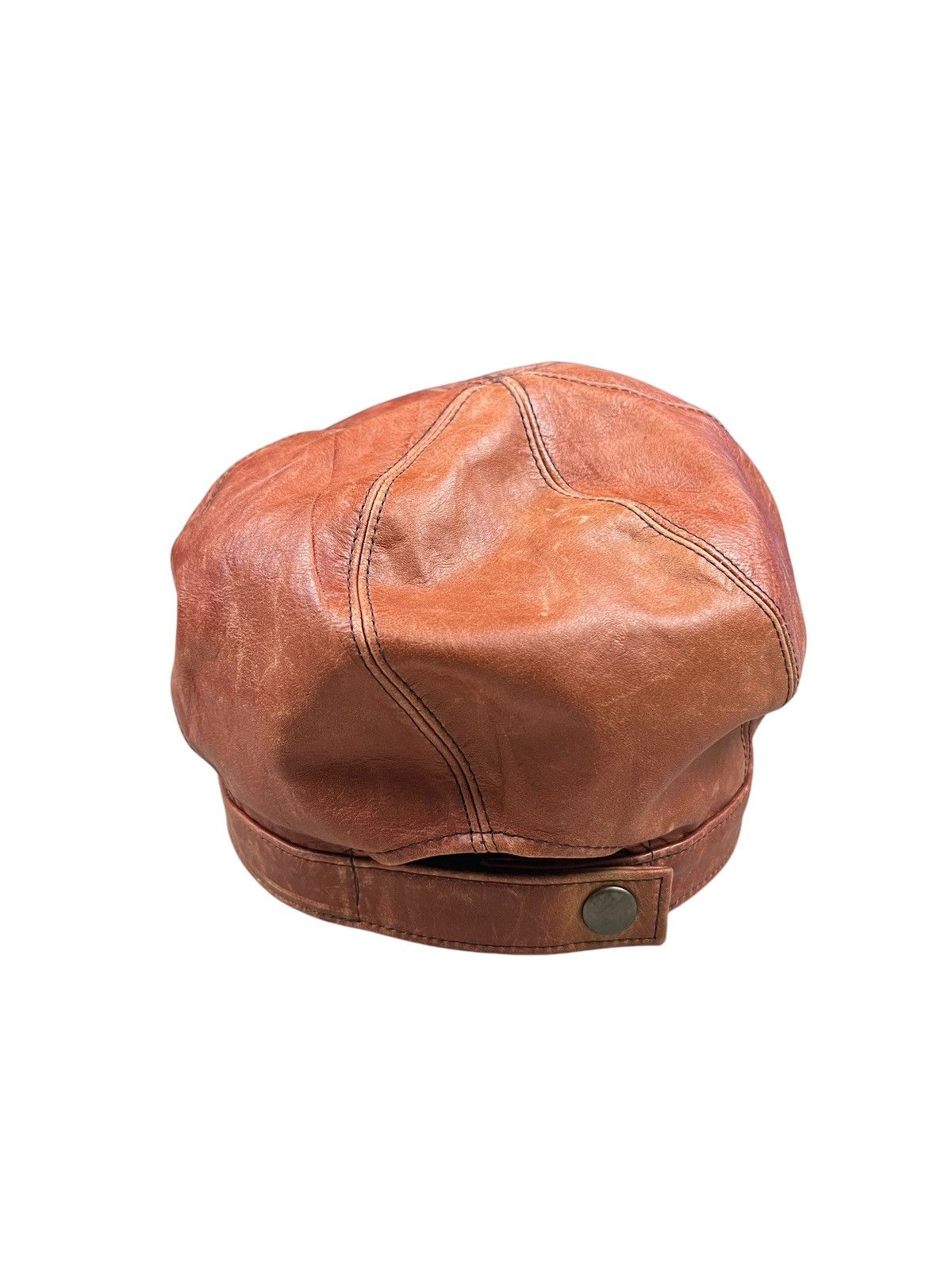 CA4LA × Leather Vintage CA4LA Leather Newsboy Hat Size ONE SIZE - 9 Thumbnail