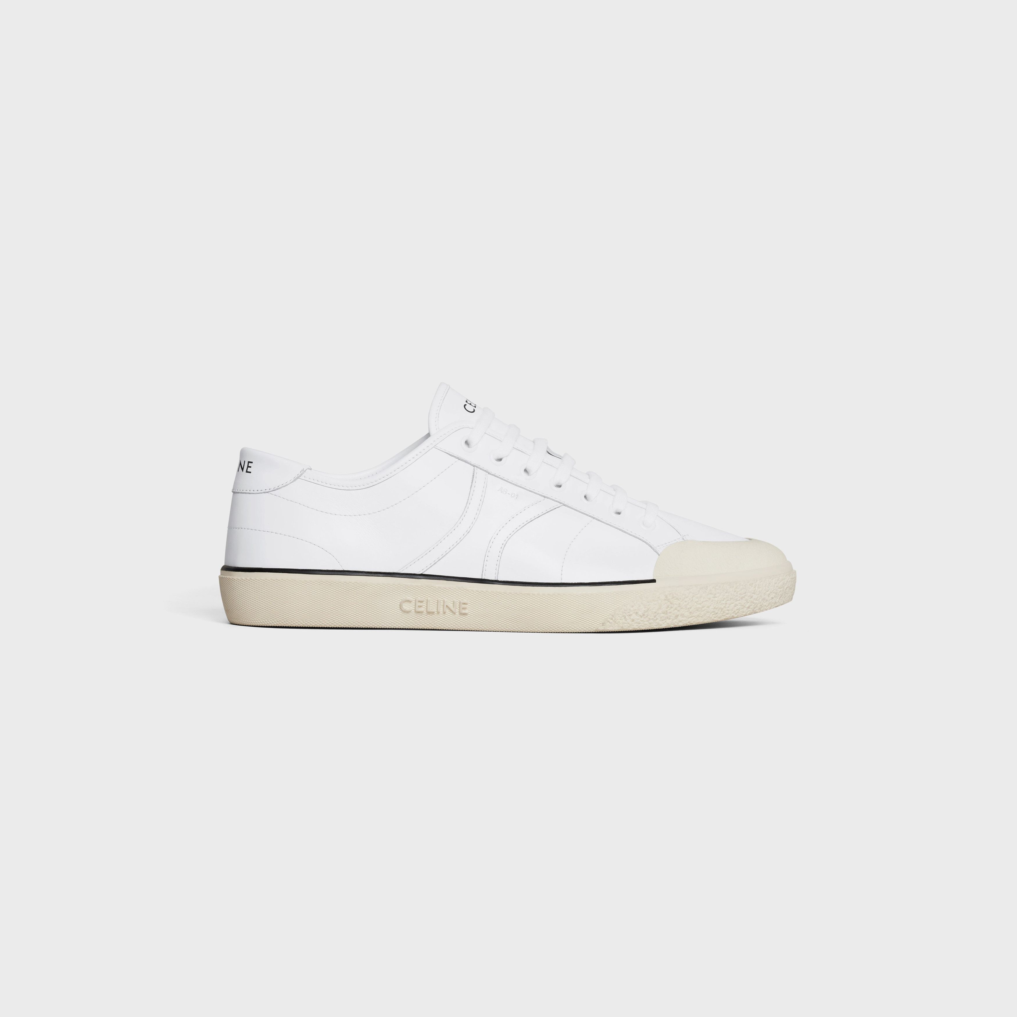 Celine o1bcso1str0925 356223985C As-01 Low-Top Sneakers Optic White Size US 8 / EU 41 - 1 Thumbnail