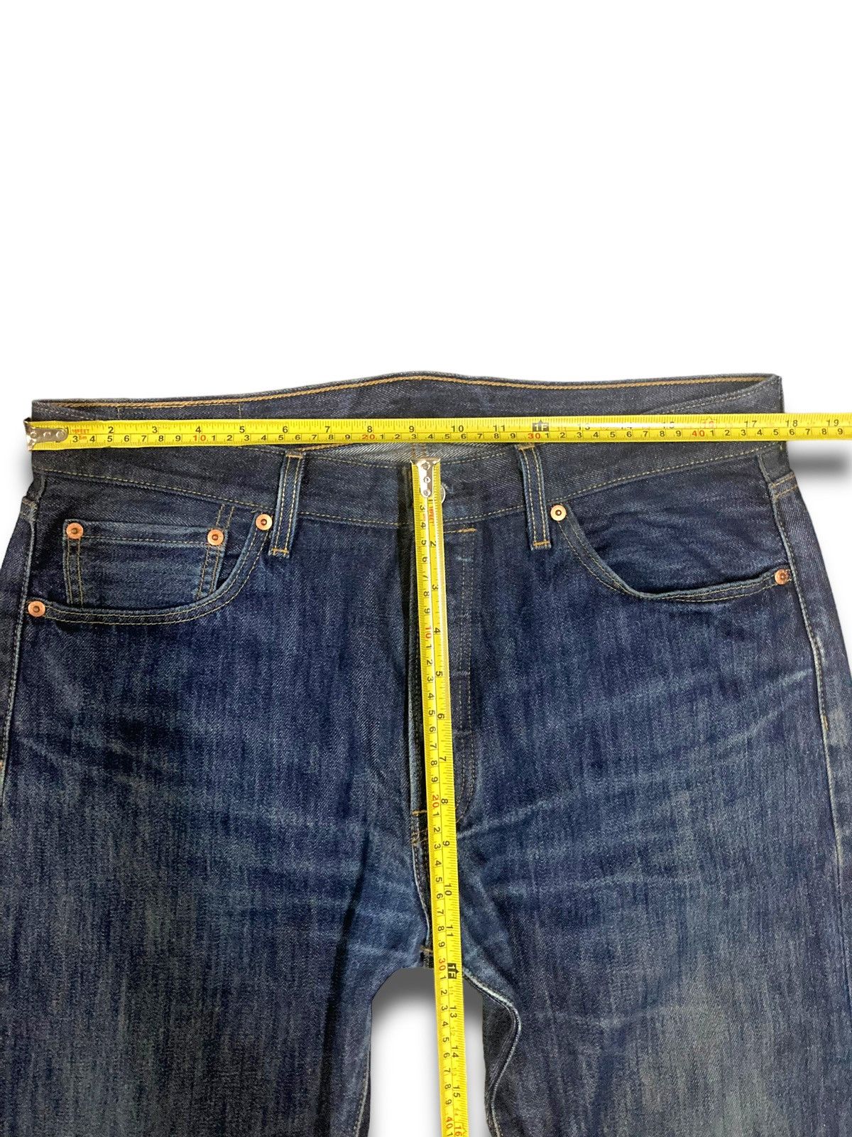 Levi's × Levi's Vintage Clothing Vintage Y2K 501 Levis Distressed Denims Size US 34 / EU 50 - 12 Thumbnail