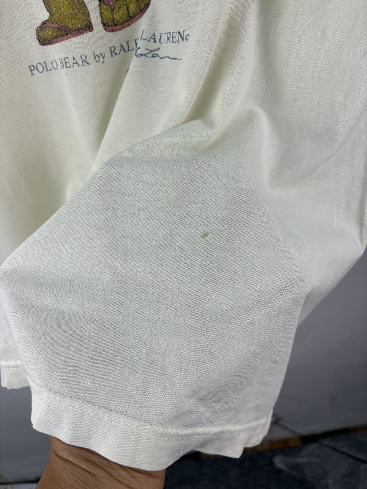 Polo Ralph Lauren Vintage Polo Bear Ralph Lauren Tshirt Size US L / EU 52-54 / 3 - 5 Thumbnail
