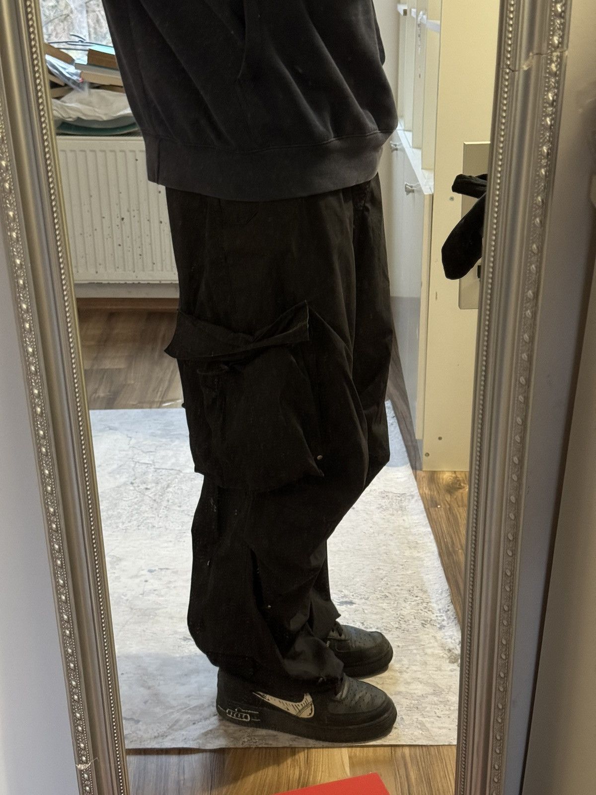 Vintage NINJA 🥷🏿 Parachute Cargo Pocket Pants Size US 34 / EU 50 - 1 Thumbnail