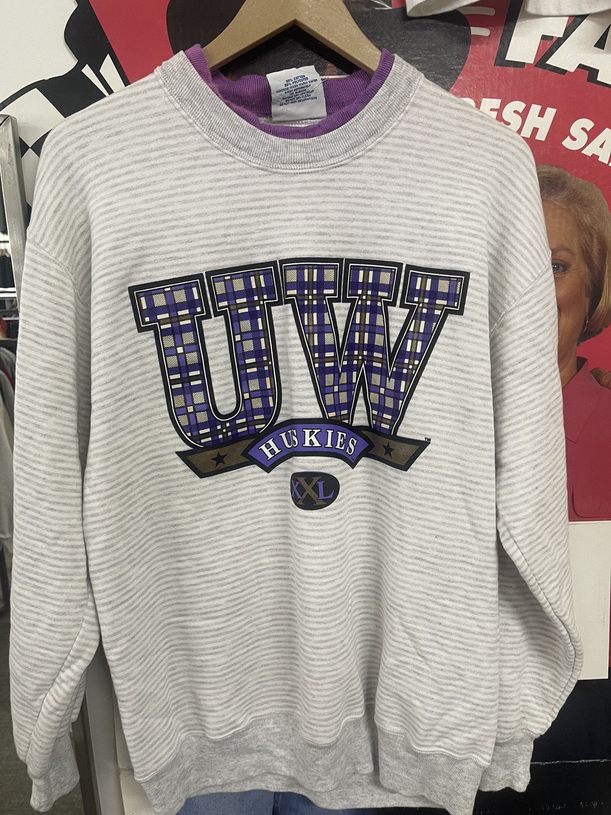Vintage Grey UW huskies Size US L / EU 52-54 / 3 - 1 Preview