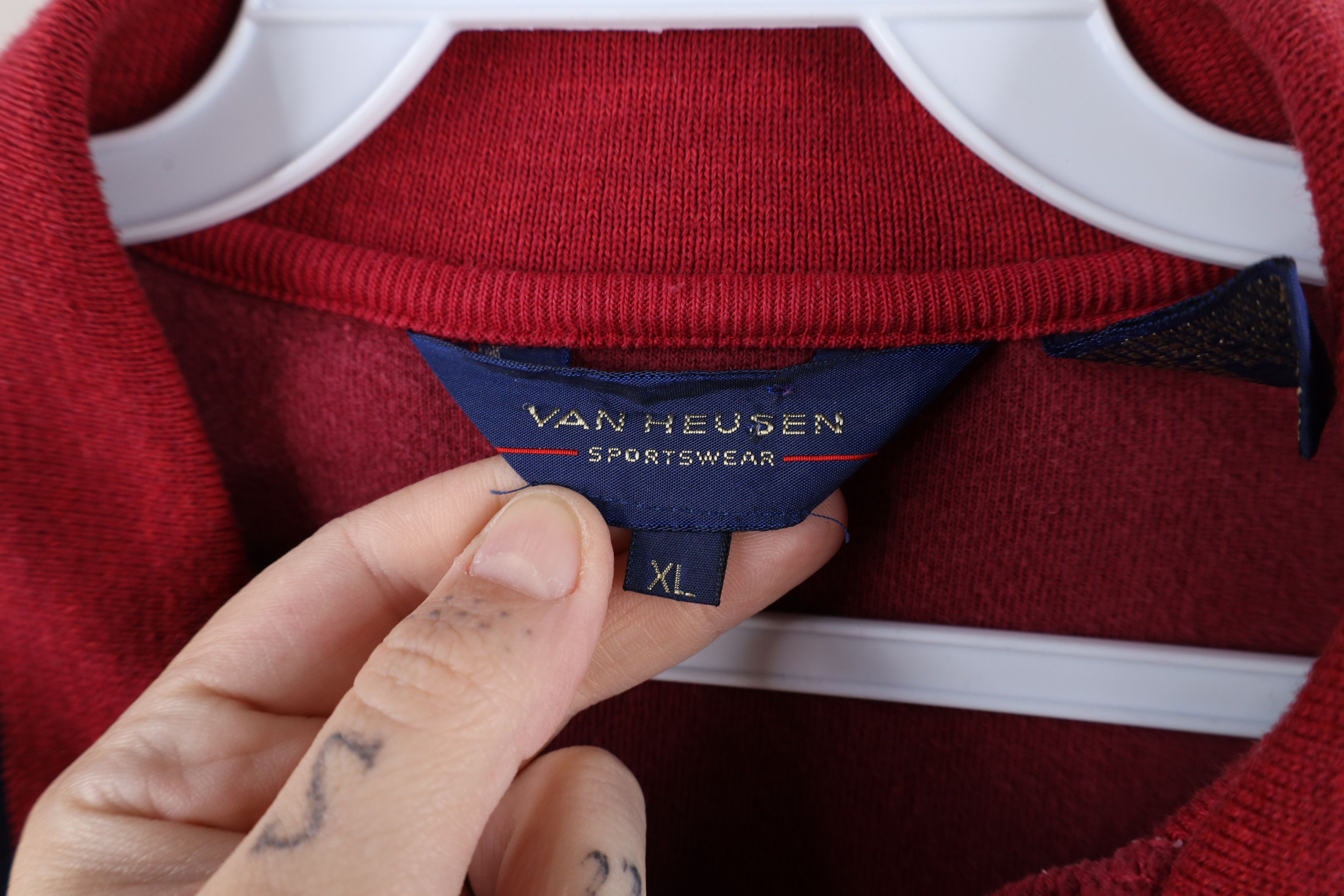 Vintage Vintage 90s Streetwear Collared Pullover Long Sleeve Polo Size US L / EU 52-54 / 3 - 4 Thumbnail