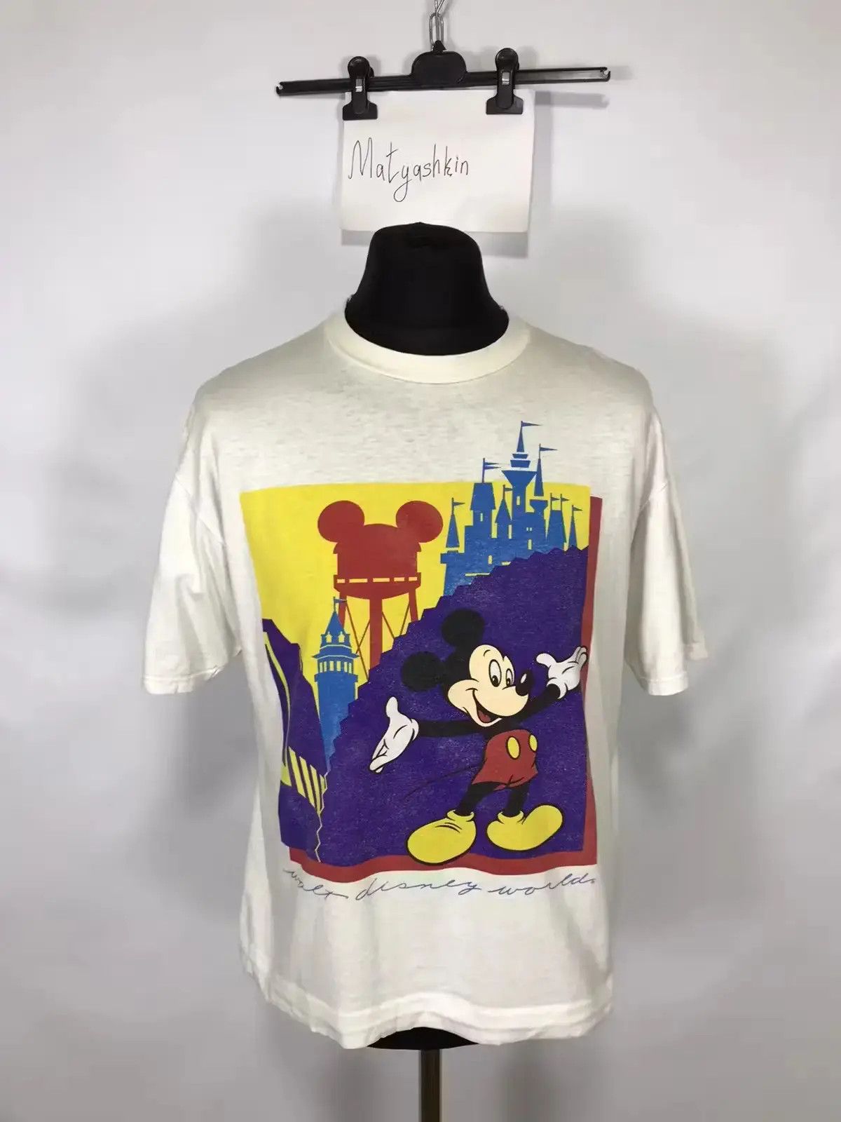 Disney × Mickey Mouse × Vintage Vintage Disney t-shirt size L Size US L / EU 52-54 / 3 - 1 Thumbnail