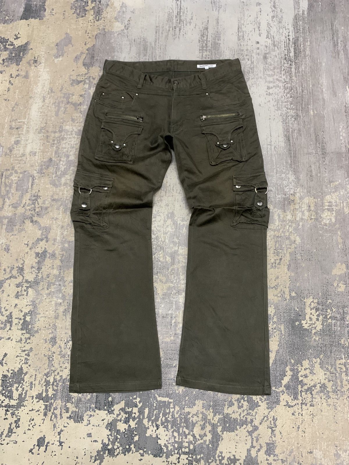 パンツ semanticdesign bondage cargo flare pants Japanese Brand × Vintage × semanticdesign Semantic Design