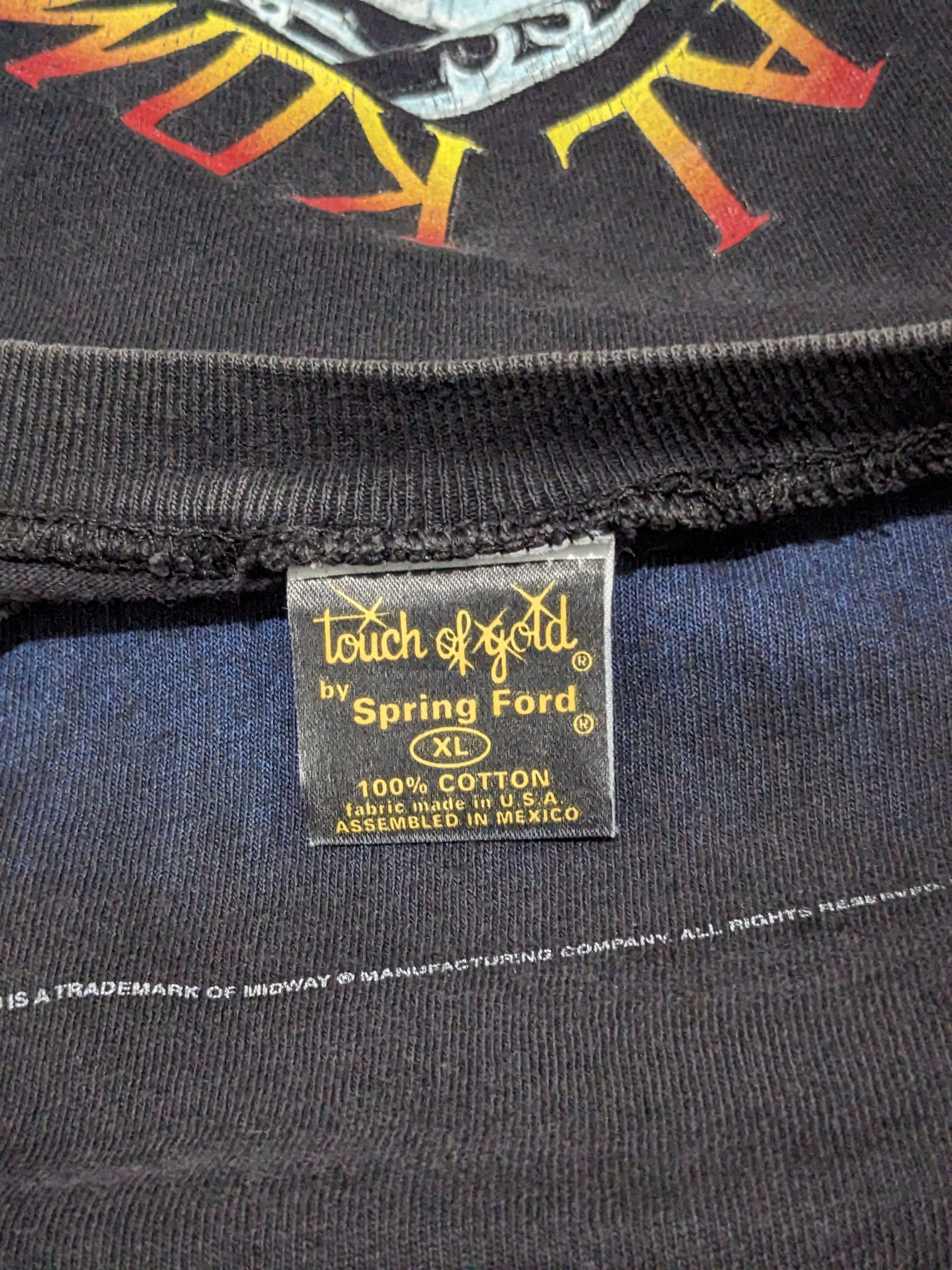 Vintage Vintage Mortal Kombat 1992 T-shirt Size US XL / EU 56 / 4 - 5 Thumbnail