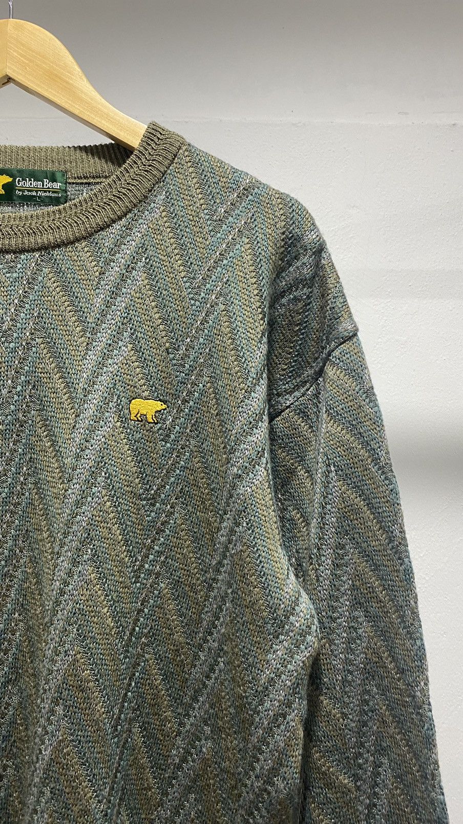 Aran Isles Knitwear × Golden Bear Acne Studios Inspired Knit Sweater by Golden Bear Size US L / EU 52-54 / 3 - 4 Thumbnail