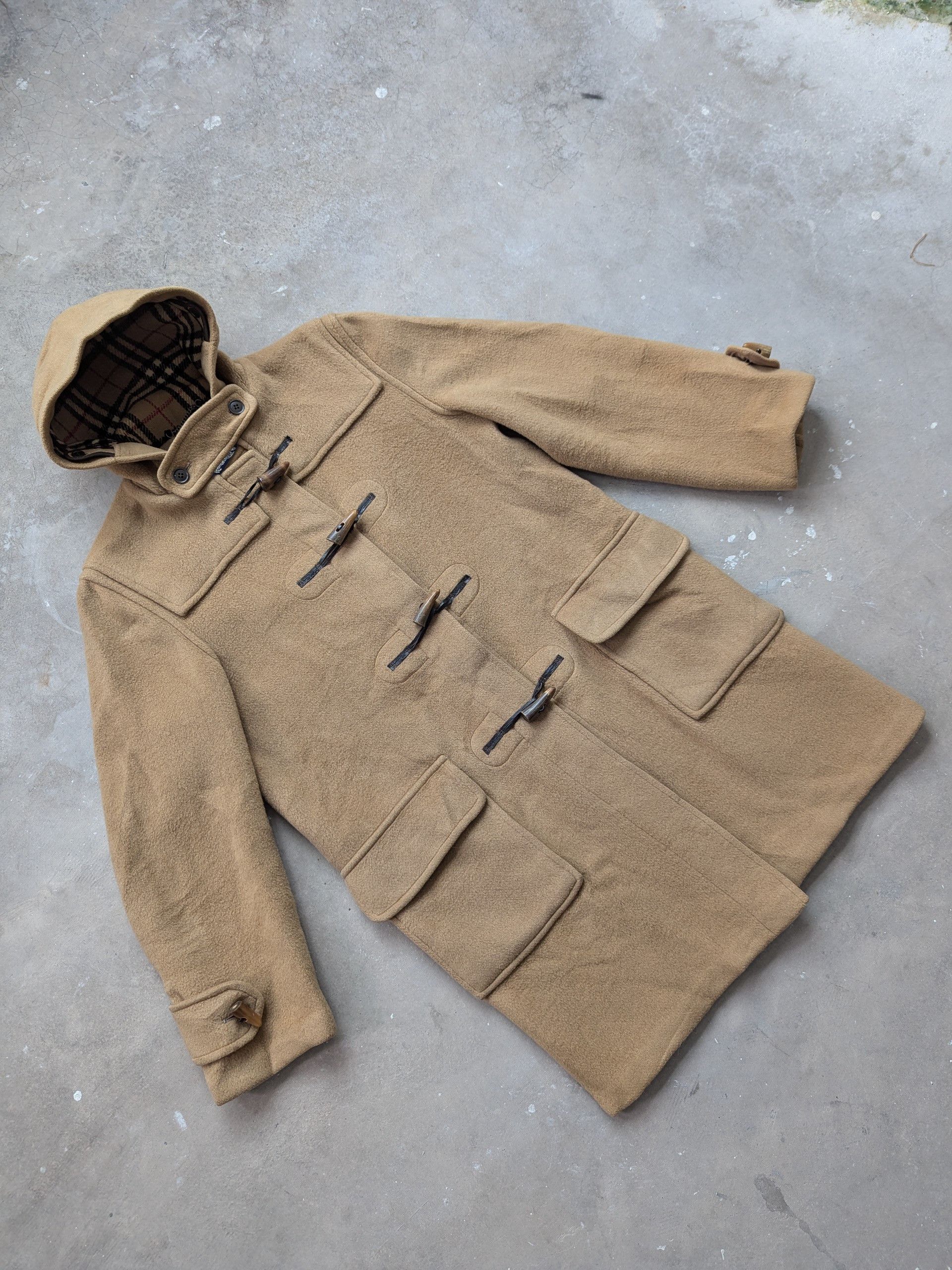 Burberry Authentic Burberry Wool Duffle Coat Hoodie Size M / US 6-8 / IT 42-44 - 3 Thumbnail