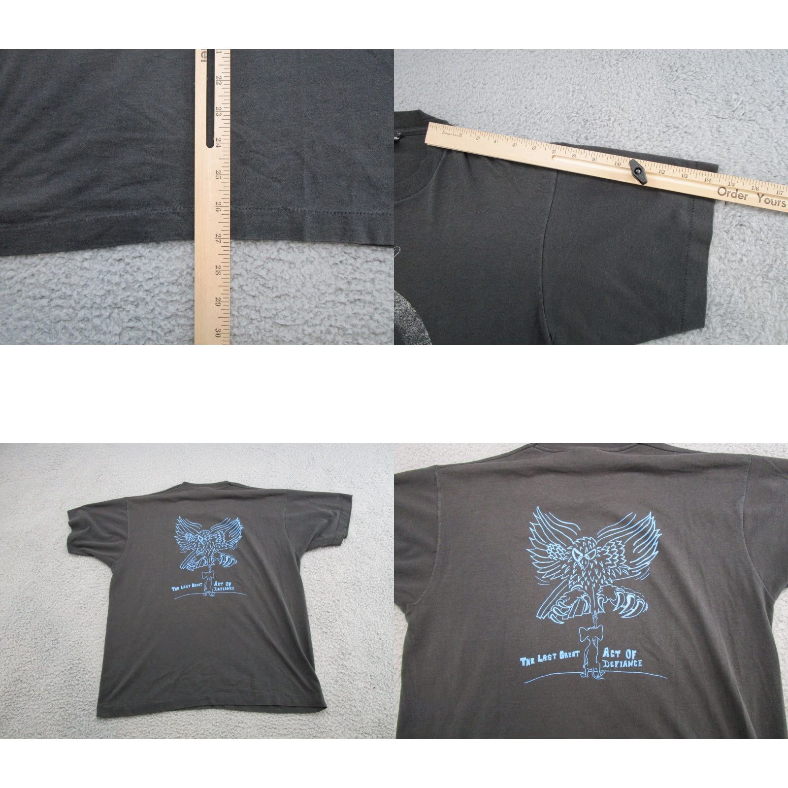 Vintage VINTAGE Screen Stars T-Shirt XL Black Cotton Crew Neck Short Sleeve Graphic Print Logo Patco 80s Mens Size US XL / EU 56 / 4 - 8 Thumbnail