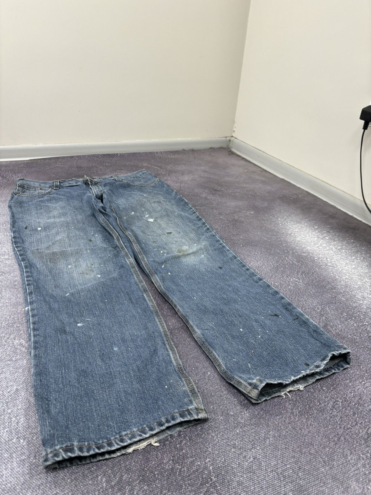 Carhartt Vintage 90s Carhartt USA Distressed Work Hype Baggy Jeans Size US 36 / EU 52 - 12 Thumbnail