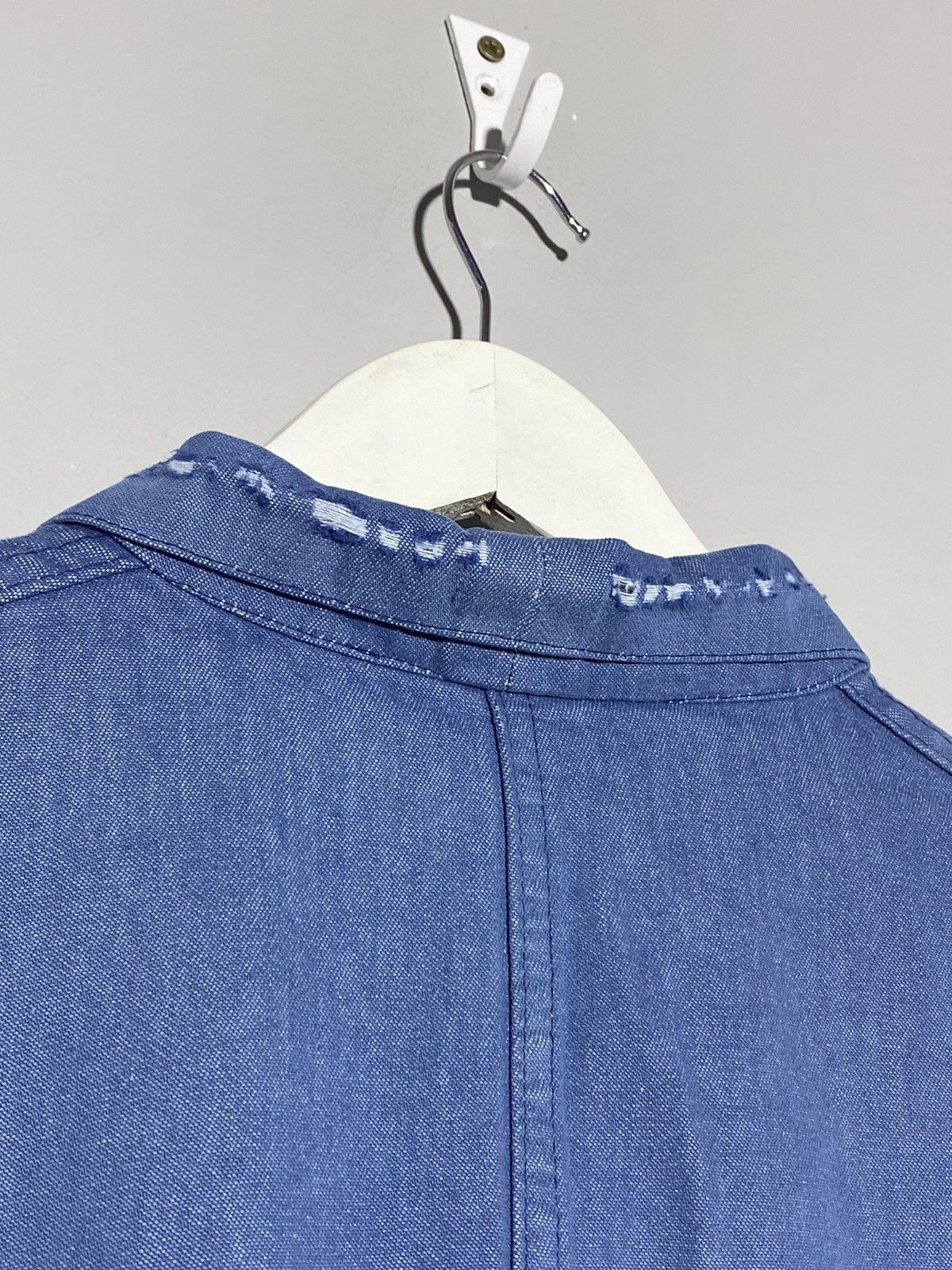 Vintage Vintage 90s workwear distressed denim jacket Size US XL / EU 56 / 4 - 13 Thumbnail