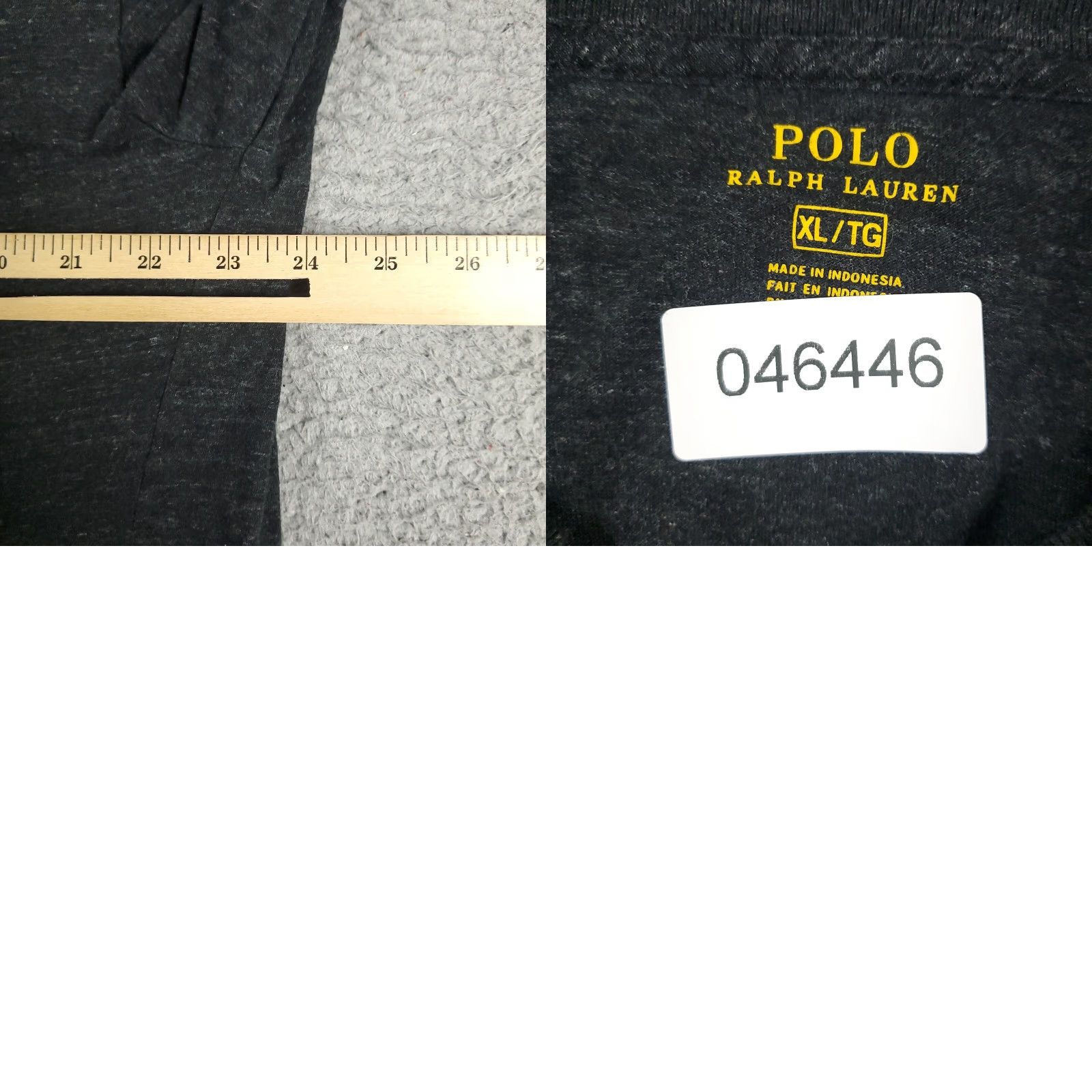 Ralph Lauren Ralph Lauren T Shirt Mens XL Gray Crew Neck Cotton Logo 90s Classic Sports American Mens XL Gray Size US XL / EU 56 / 4 - 8 Thumbnail