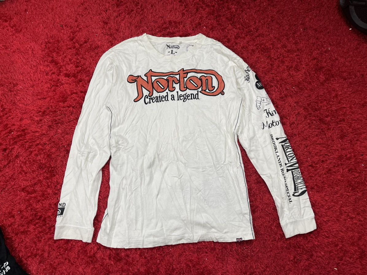 Norton Norton Motorcycles Long Sleeve Tshirt Size US L / EU 52-54 / 3 - 1 Thumbnail