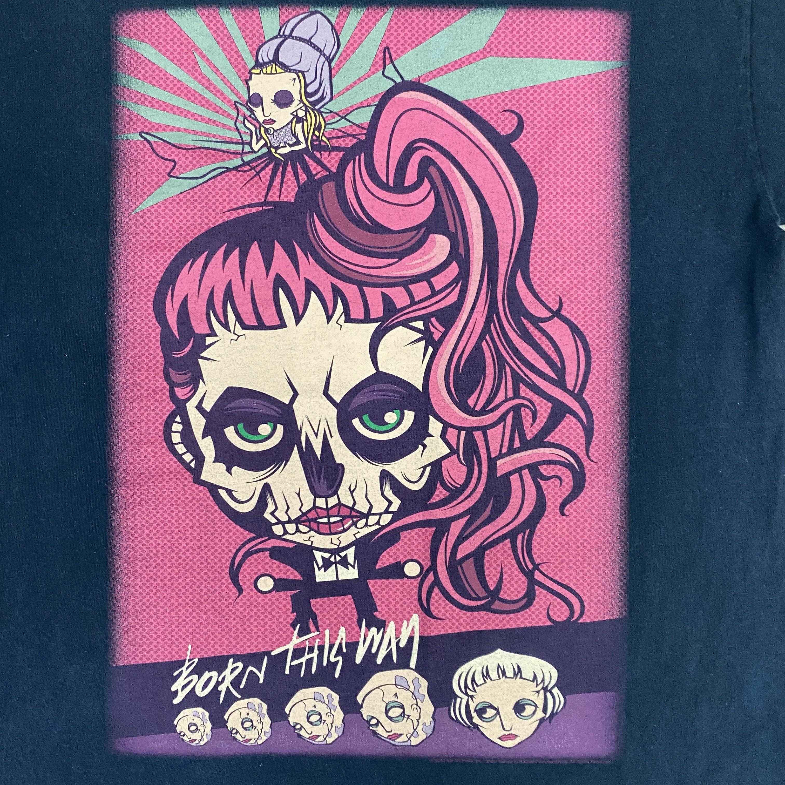 Band Tees LADY GAGA American Singer Rock Tshirt - I090 Size US M / EU 48-50 / 2 - 3 Thumbnail