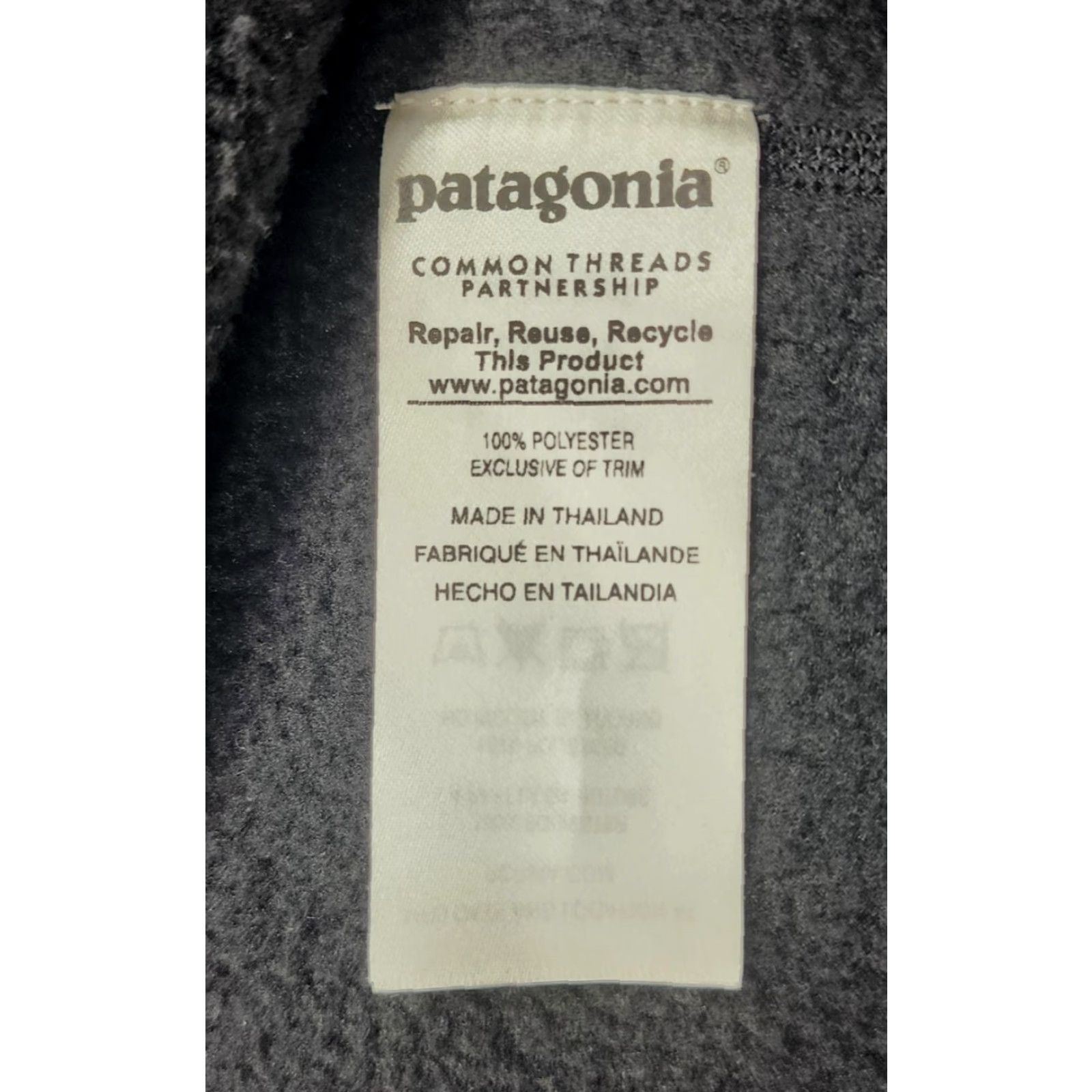 Patagonia Patagonia Sweater Womens Large Gray Better Sweater 1/4 Zip Fleece Pullover Shirt Womens L Gray 1/4 Zip Pullover Clothing Size L / US 10 / IT 46 - 6 Thumbnail