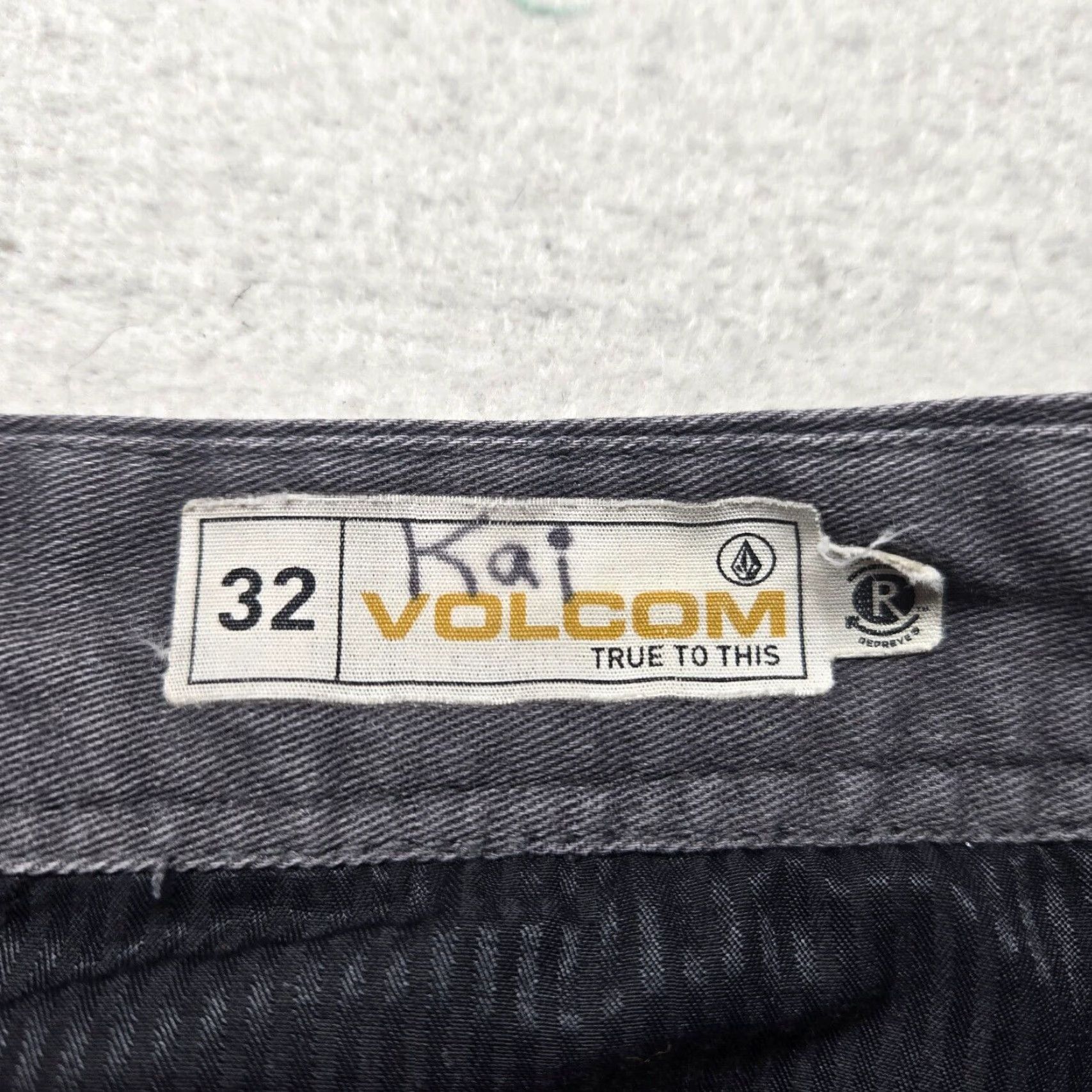 Volcom Volcom Vorta Slim Straight Jeans Men's Size 32 Black Denim 5-Pocket Size US 32 / EU 48 - 3 Thumbnail