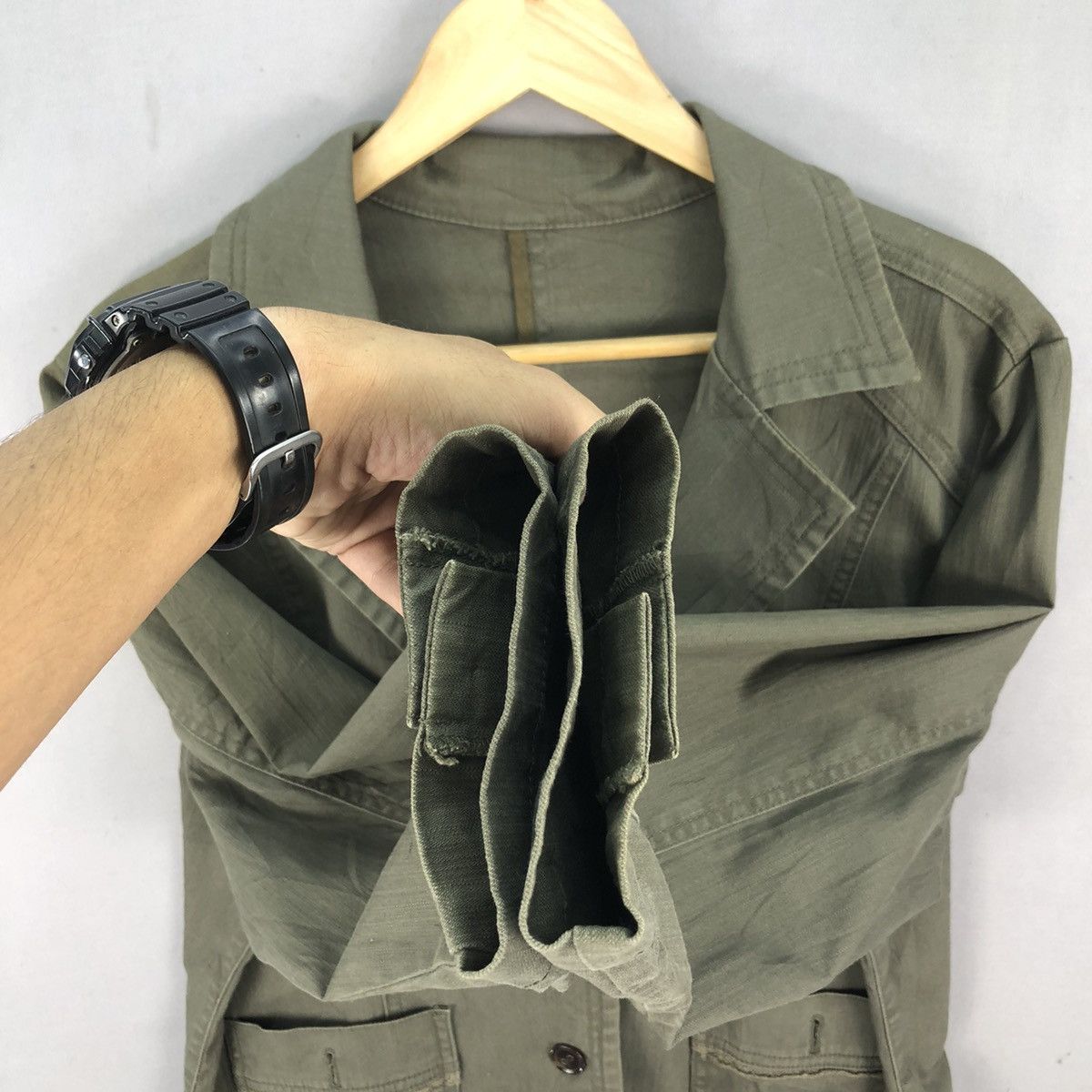 Japanese Brand Vintage Unbrand Army Blazer Jacket Size M / US 6-8 / IT 42-44 - 10 Thumbnail