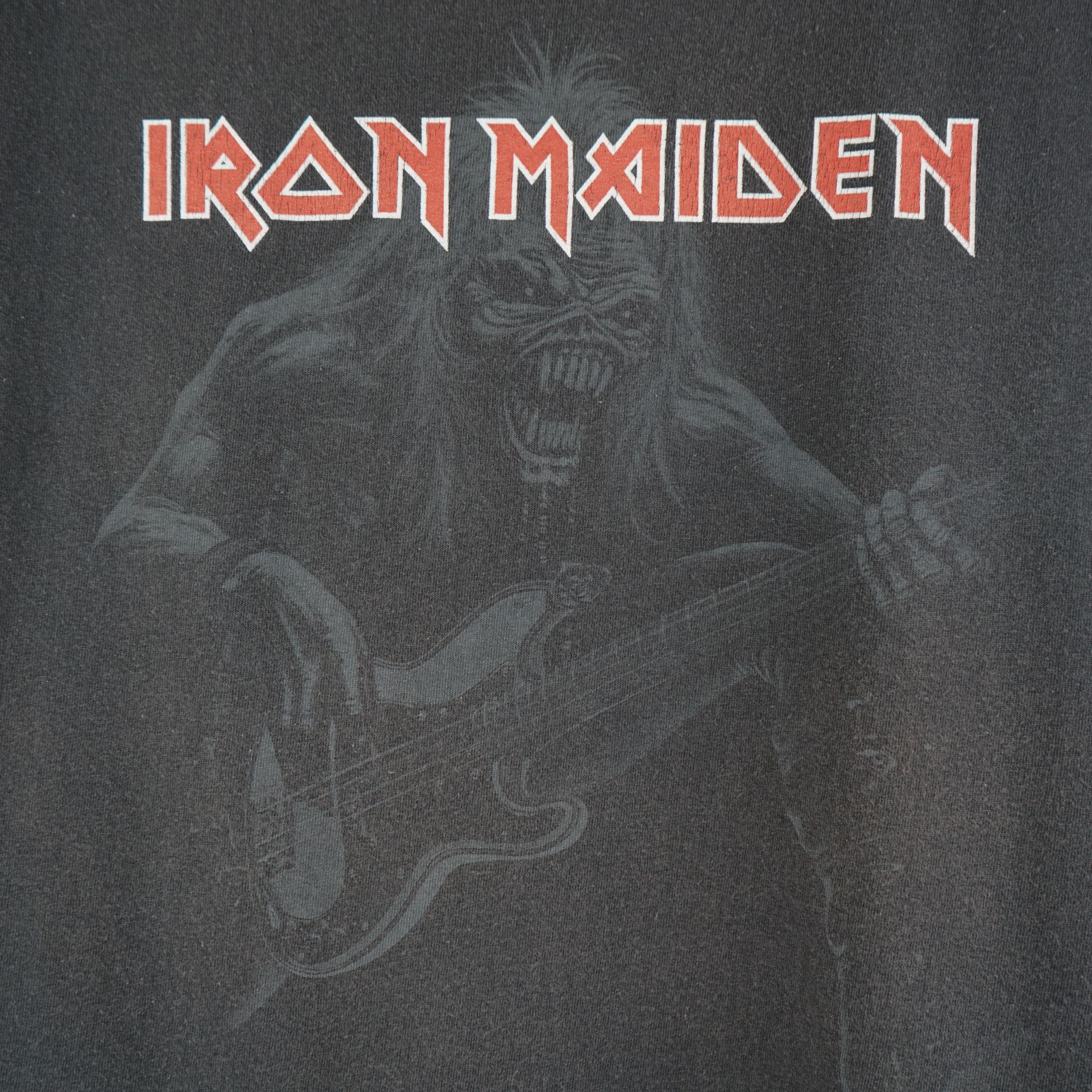 Band Tees × Vintage 2000s Iron Maiden T-Shirt Size US XXL / EU 58 / 5 - 2 Thumbnail