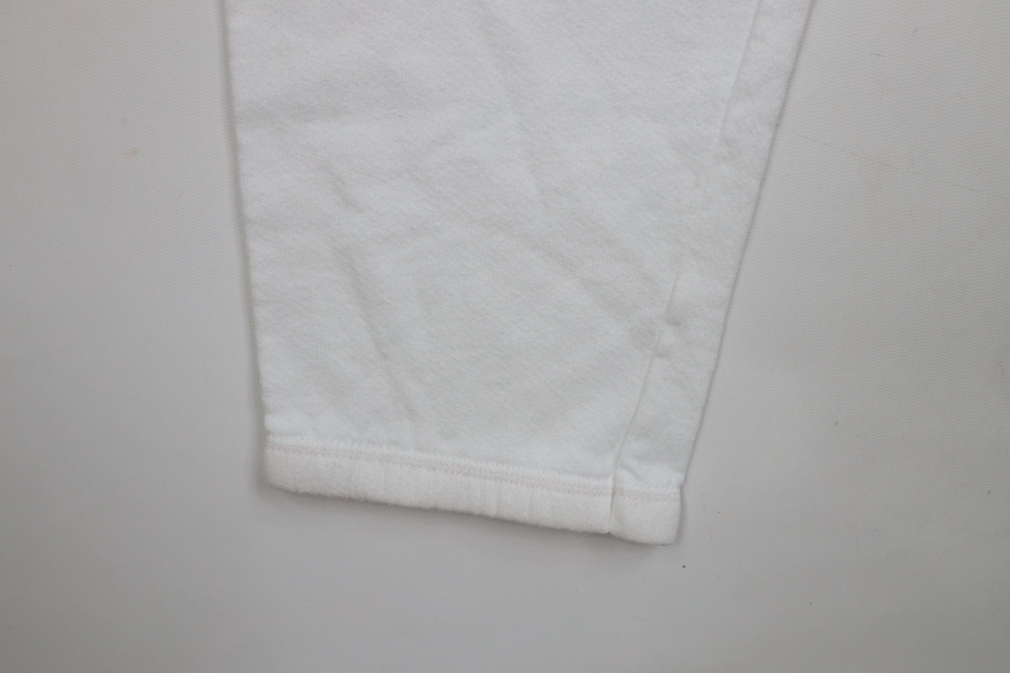 Vintage Vintage 90s Streetwear Blank Sweatpants Pants White USA Size 29" - 11 Thumbnail