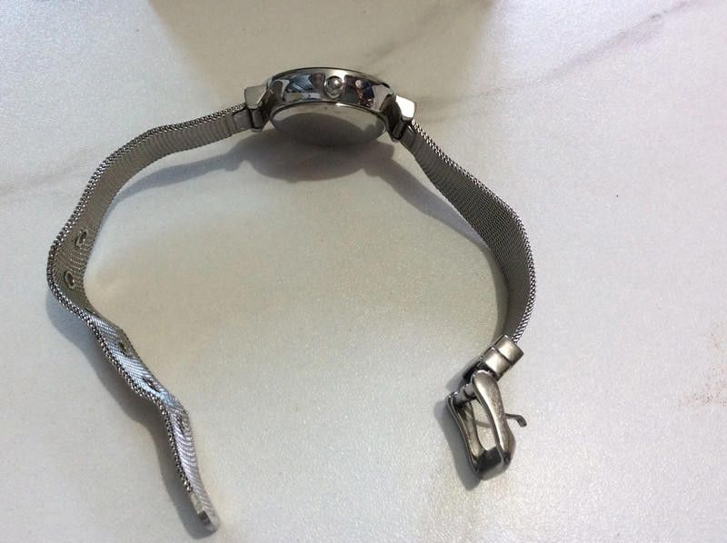 Designer Olivia ladies silver mesh bracelet watch Size ONE SIZE - 5 Thumbnail
