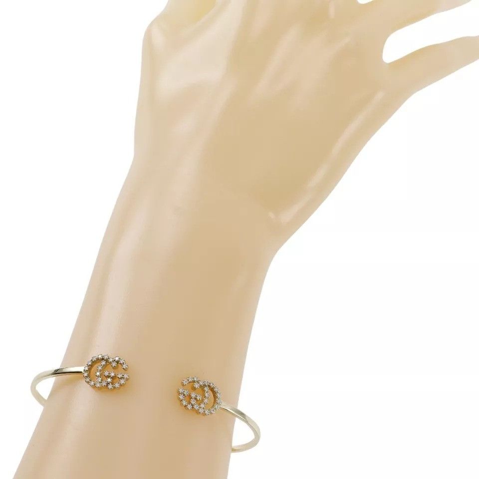 Gucci GUCCI GG running Bangle K18 yellow gold/diamond Size ONE SIZE - 5 Thumbnail