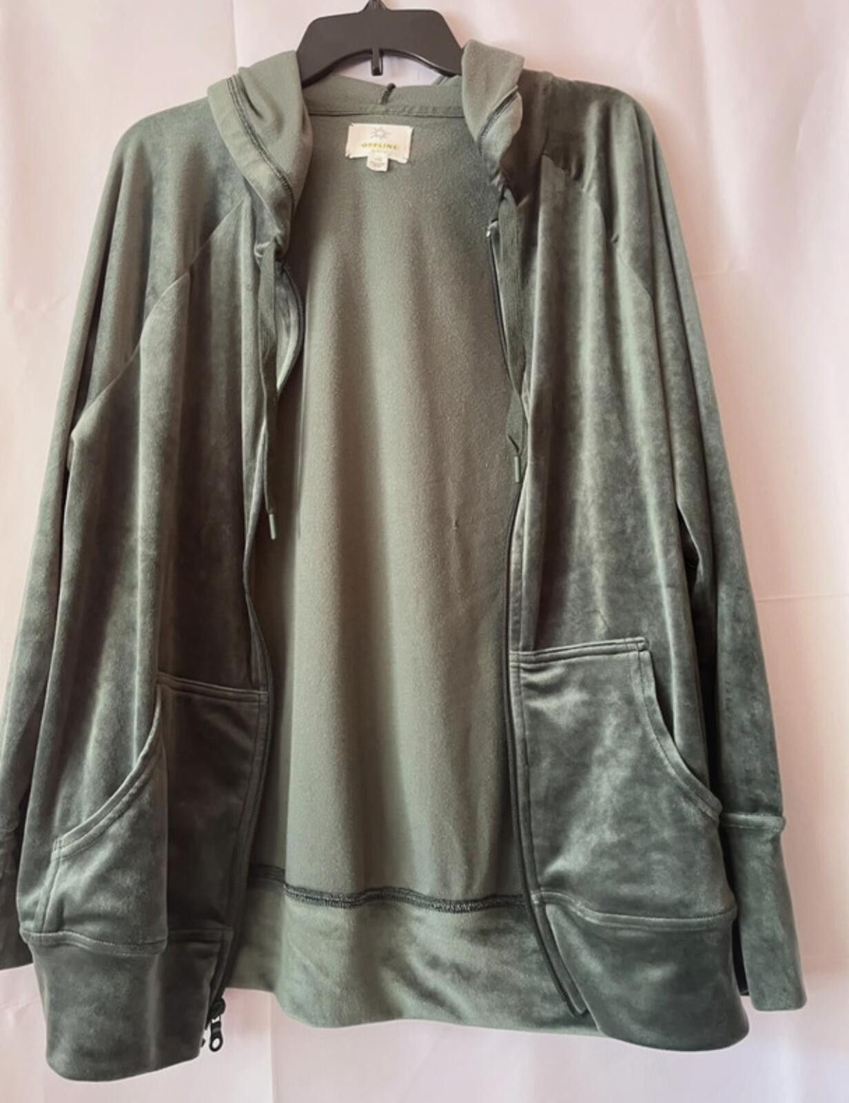 Other OFFLINE By Aerie Velour Lounge Set Sage Green Small Size ONE SIZE - 4 Thumbnail