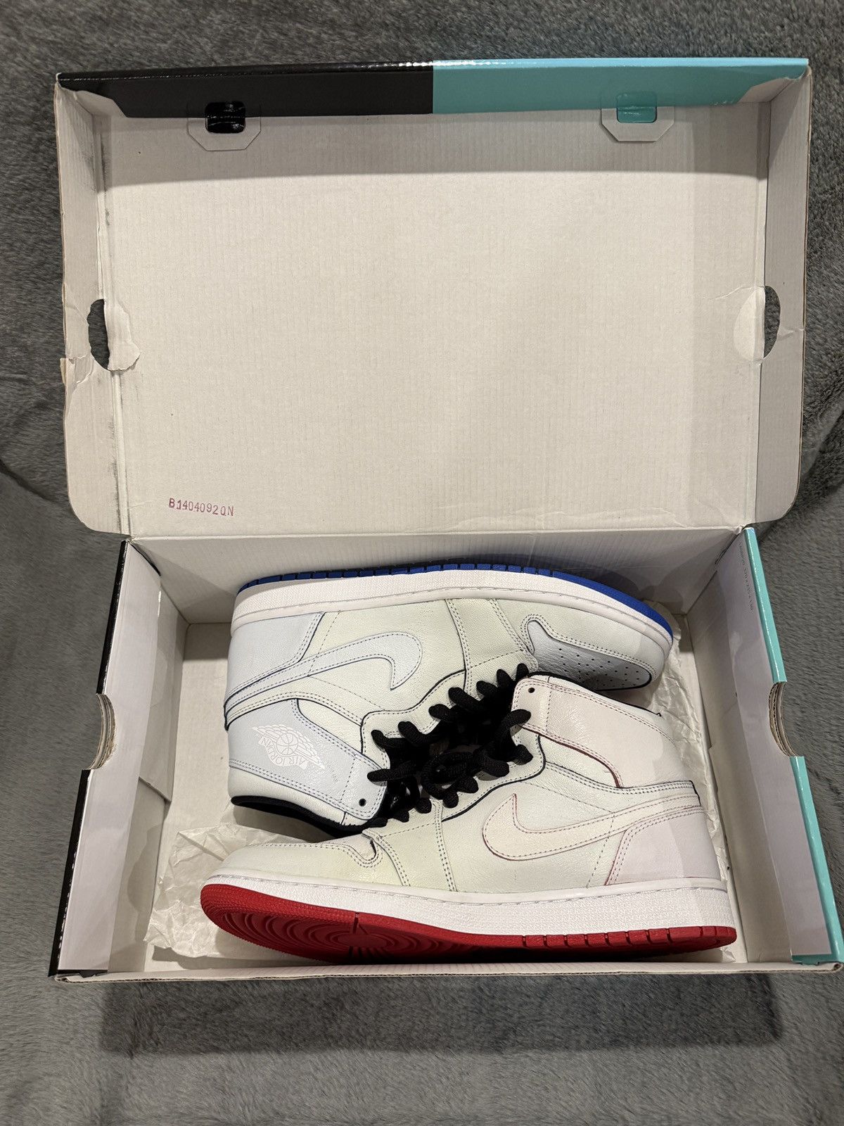 Nike Jordan 1 SB Lance Mountain White 10M 653532-100 New with Box Size US 10 / EU 43 - 11 Thumbnail