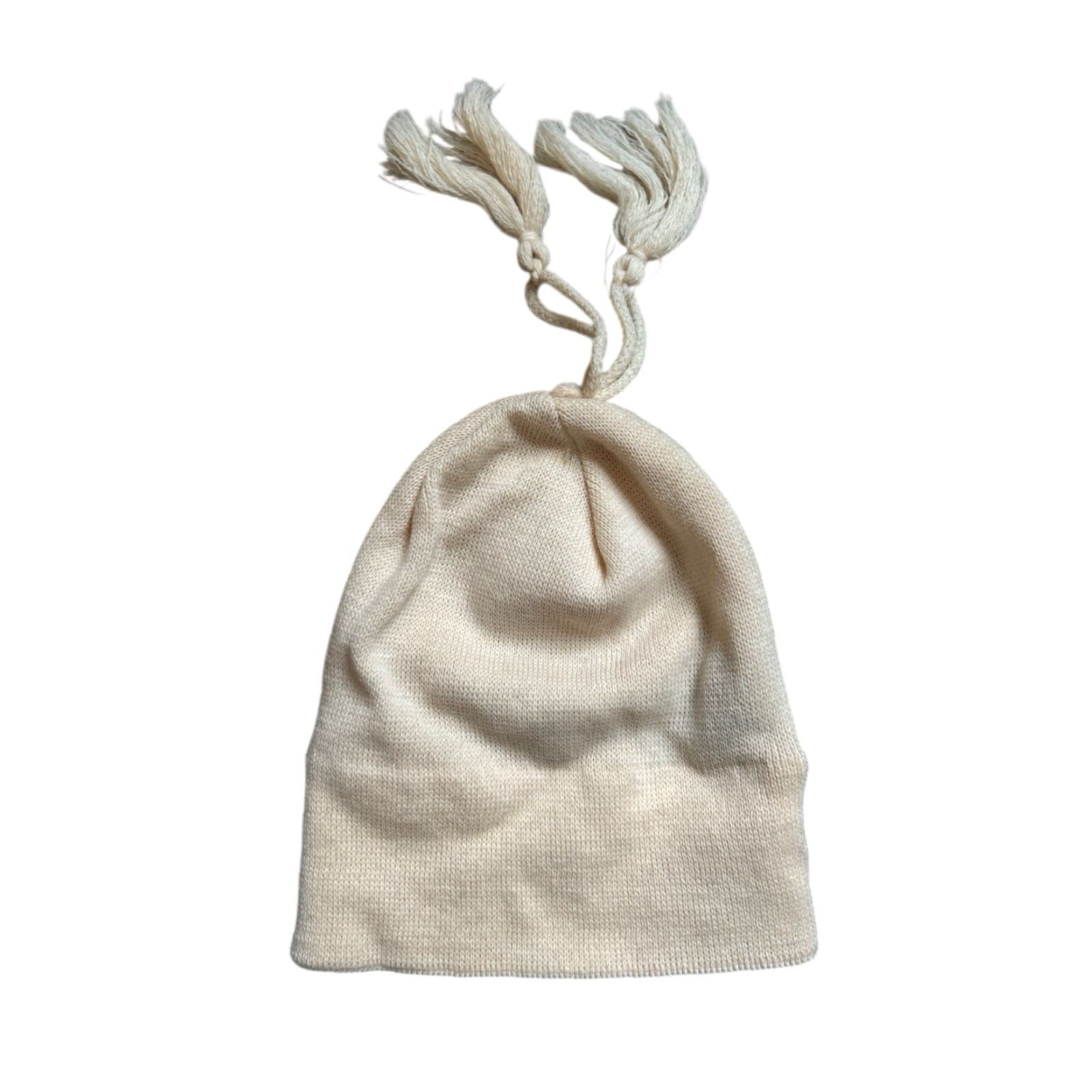 Vintage VINTAGE Wigwam Beanie Hat Adult OSFA White Wool Shell Moisture Wicking Liner Deadstock NWT 90s USA Made Mens Size ONE SIZE - 7 Thumbnail