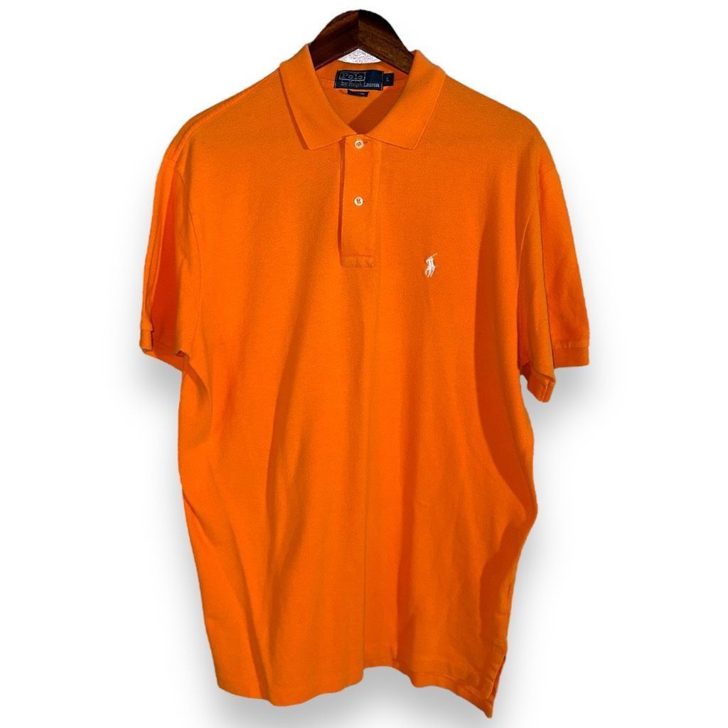 Polo Ralph Lauren Polo Ralph Lauren Sailing Orange Pique Polo Shirt Size L Size US L / EU 52-54 / 3 - 1 Thumbnail