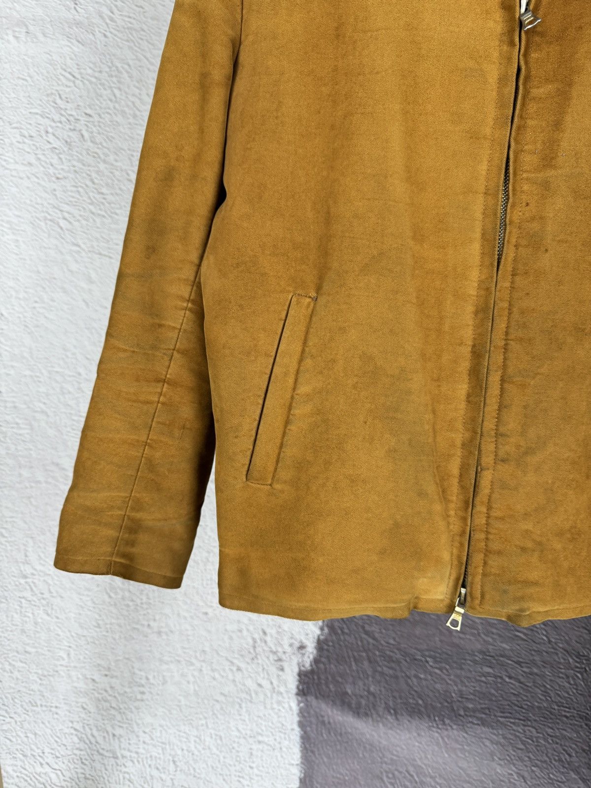 Vintage Vintage 70s 80s light brown cotton bomber aviator jacket Size US L / EU 52-54 / 3 - 4 Thumbnail