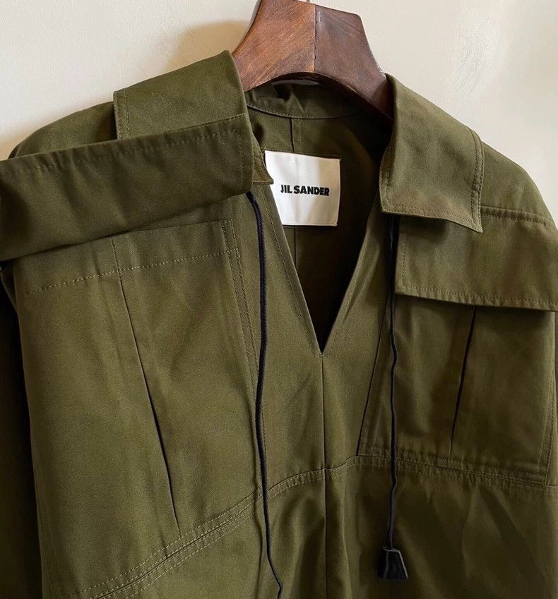 Jil Sander Jil Sander size 32 Army green shirt Size 4XL / US 24-26 - 4 Thumbnail