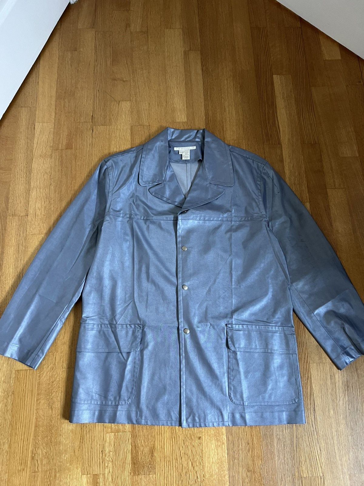 Perry Ellis perry ellis metallic blue coat Size US L / EU 52-54 / 3 - 1 Thumbnail