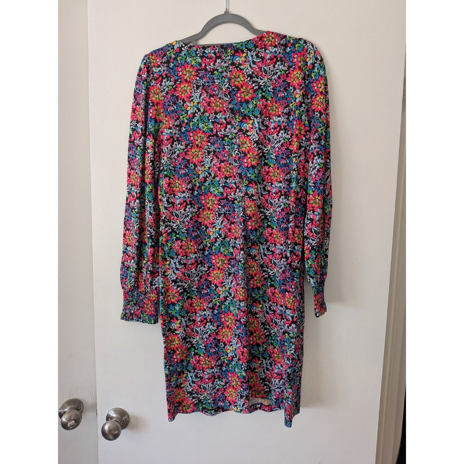 Lilly Pulitzer Lilly Pulitzer Etta Dress Floral Multi-Color Pink Blue M Size M / US 6-8 / IT 42-44 - 3 Thumbnail