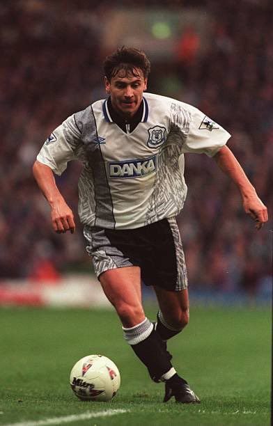 Umbro Everton away 1996/1997 andrei kanchelskis jersey football Size US XL / EU 56 / 4 - 11 Thumbnail